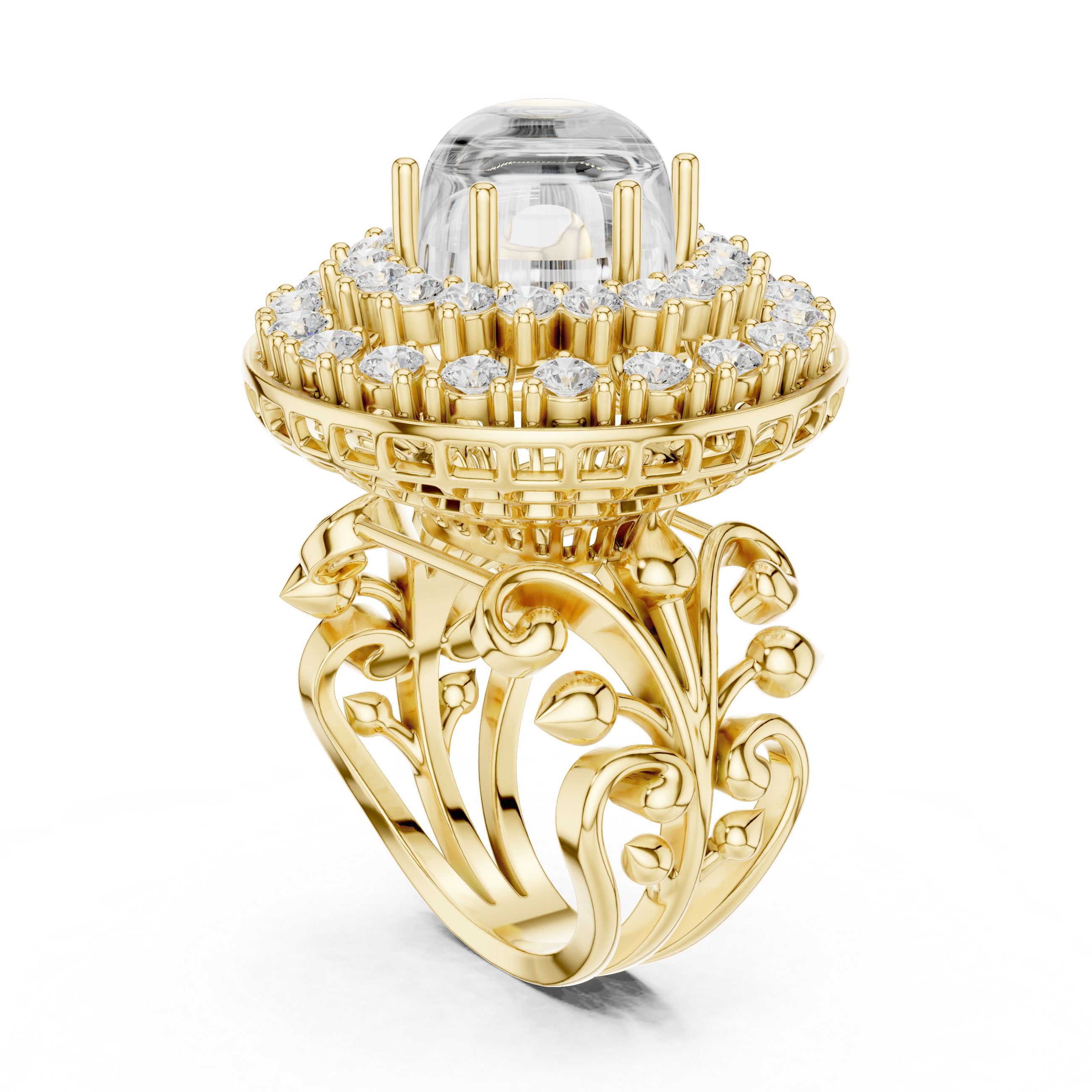 Sleek Line Diamond Ring