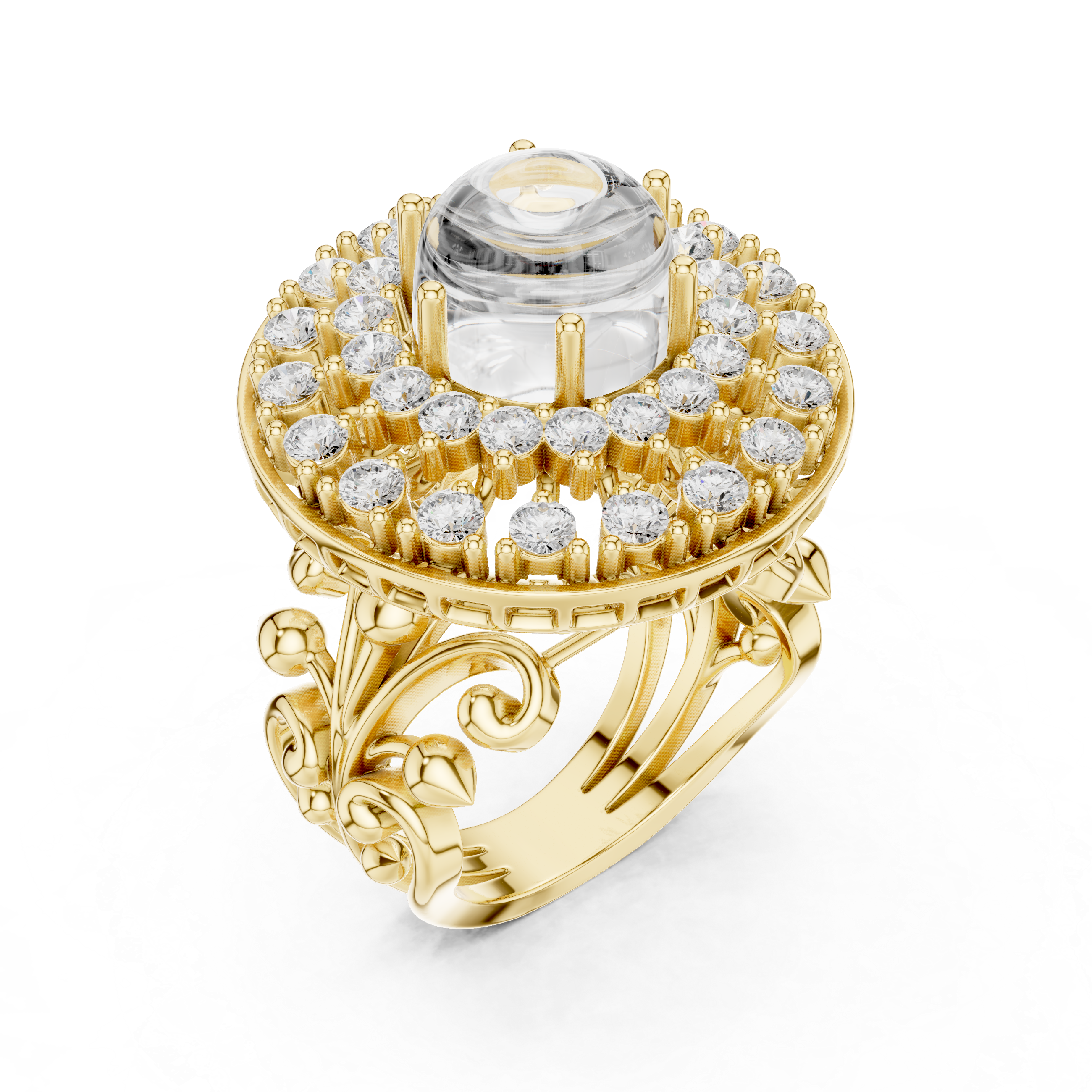 Sleek Line Diamond Ring