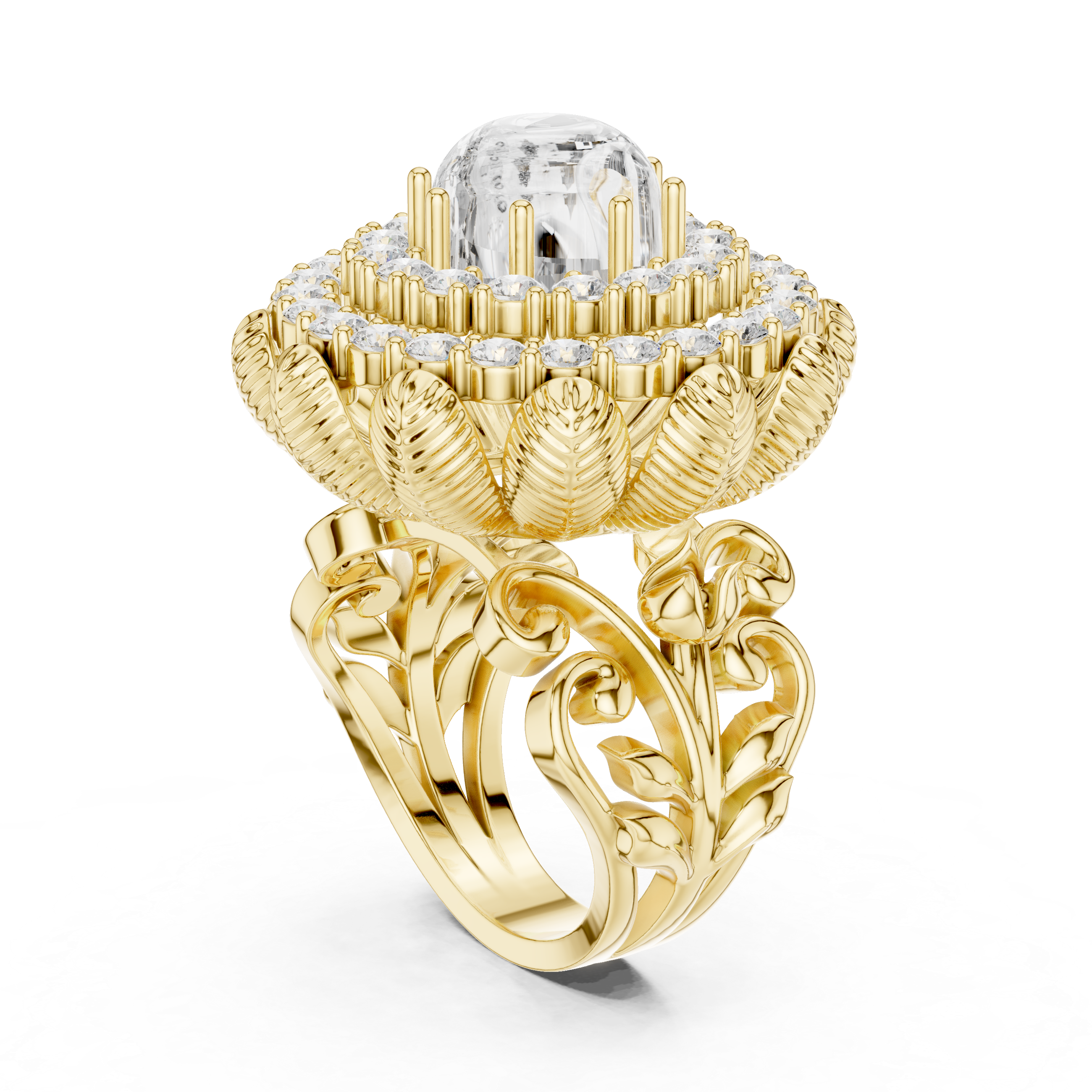 Baguette Royale Diamond Ring