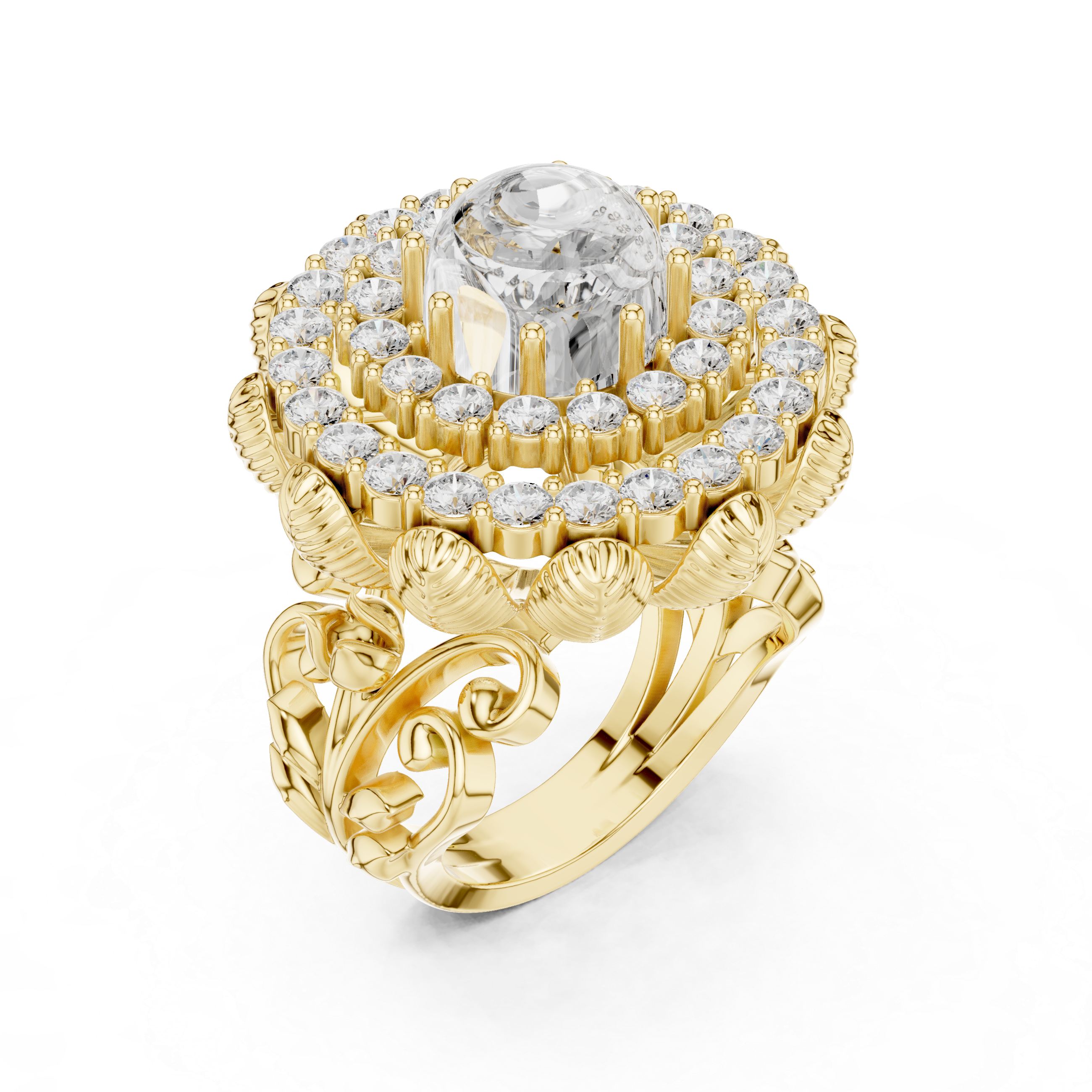 Baguette Royale Diamond Ring
