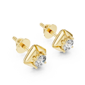 Petal Diamond Stud Earring
