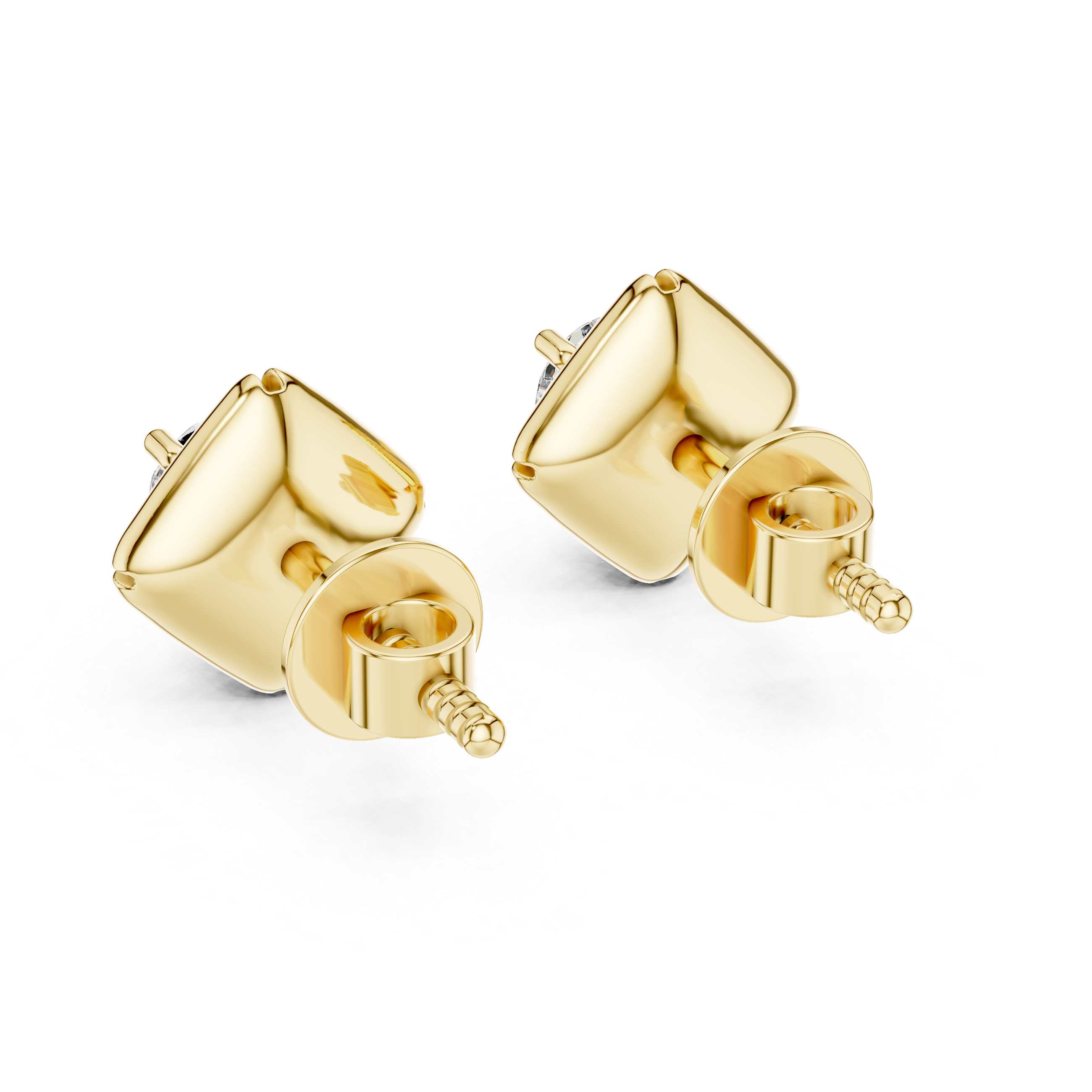 Petal Diamond Stud Earring