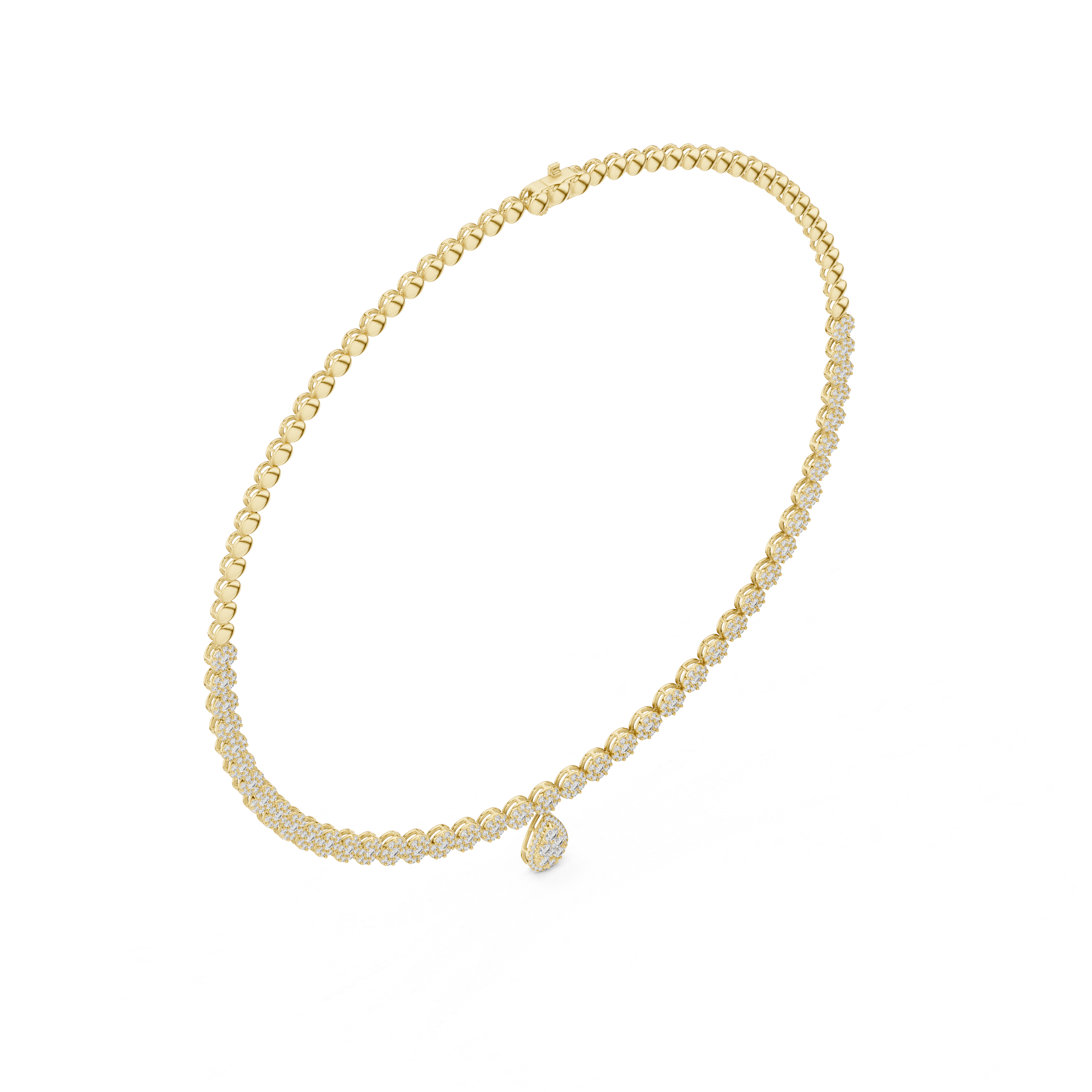 Hanging Teardrop Necklace