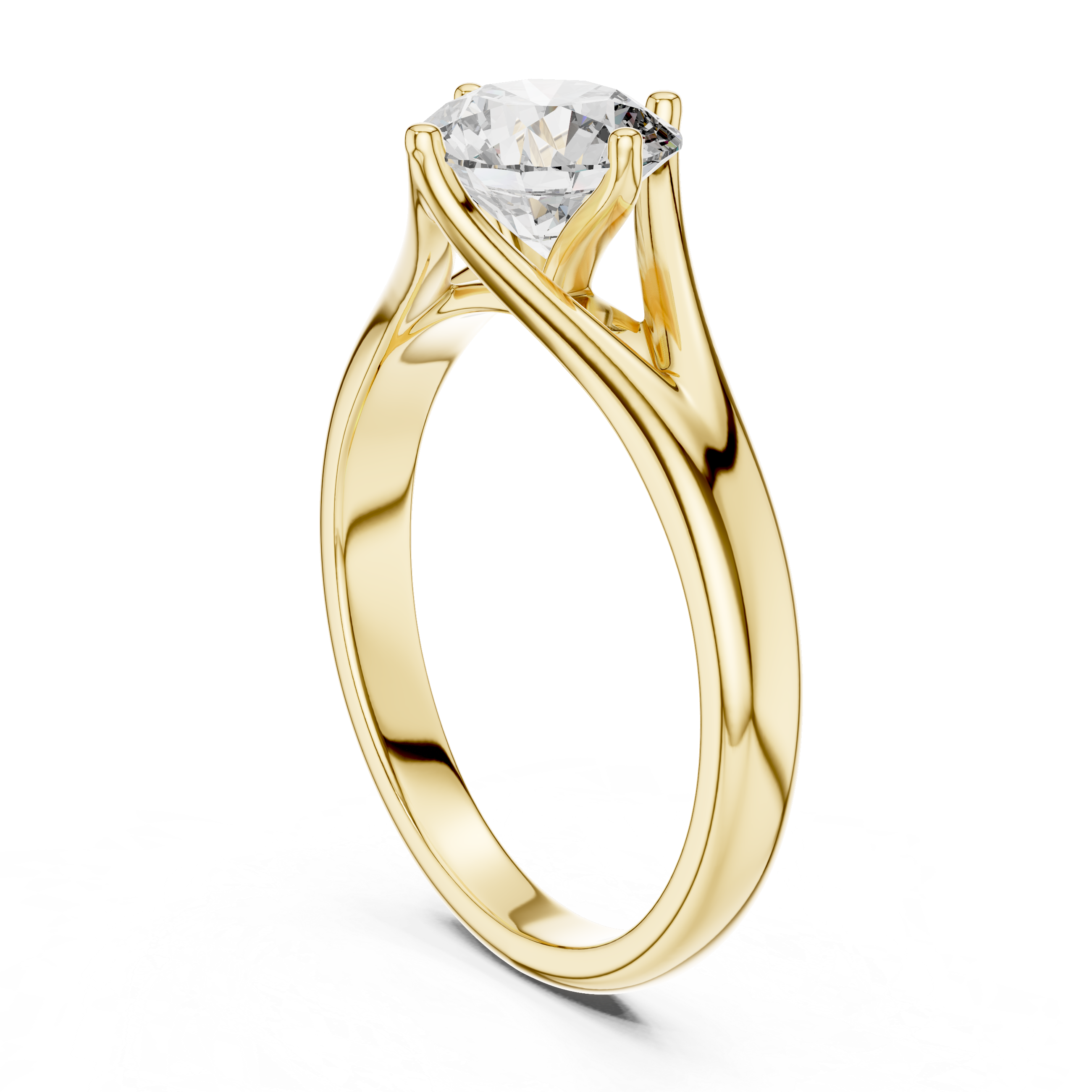 KM0021 Yellow Gold View 1