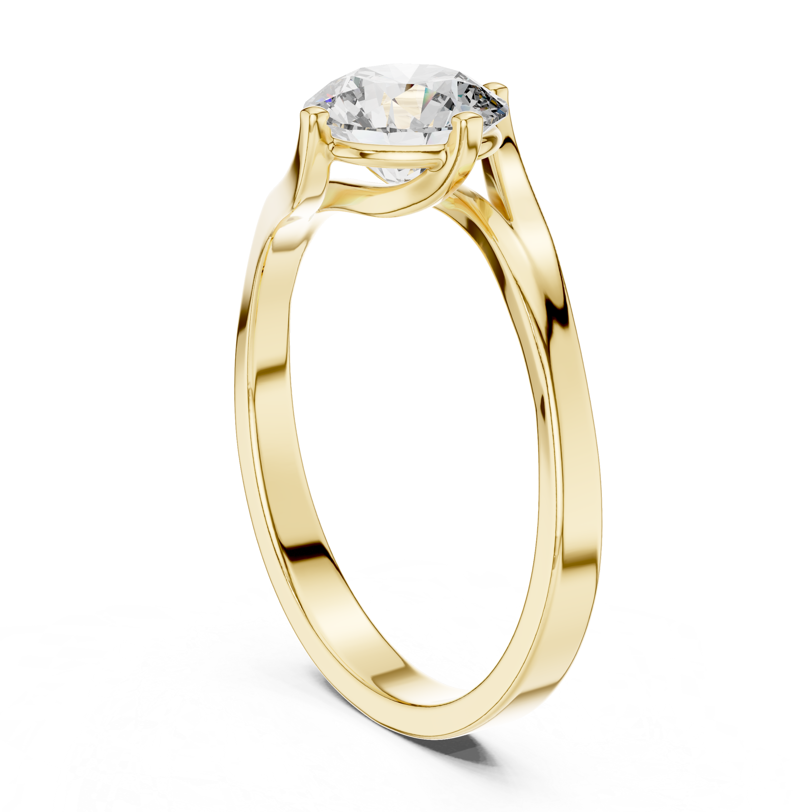KM0022 Yellow Gold View 1