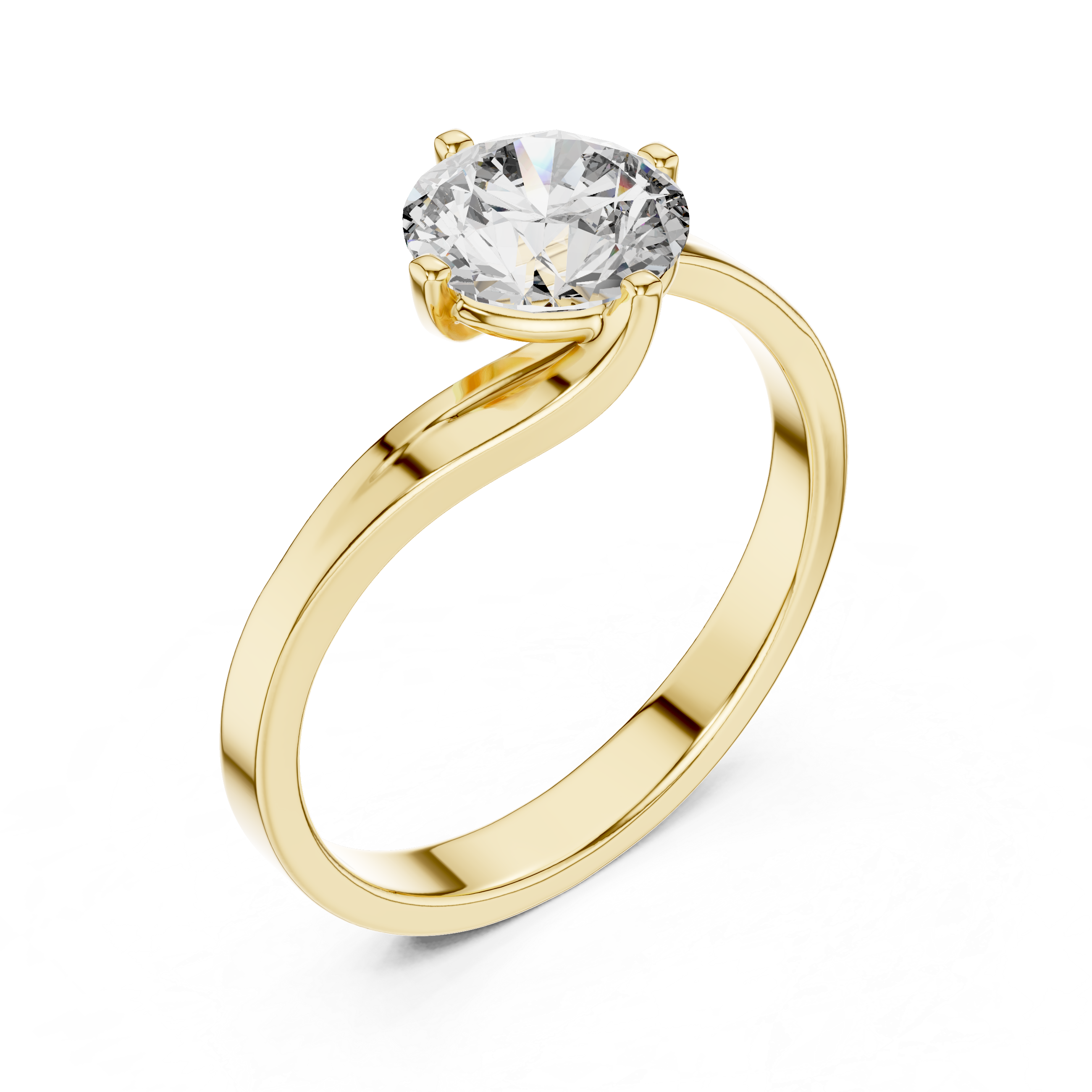 KM0022 Yellow Gold View 2