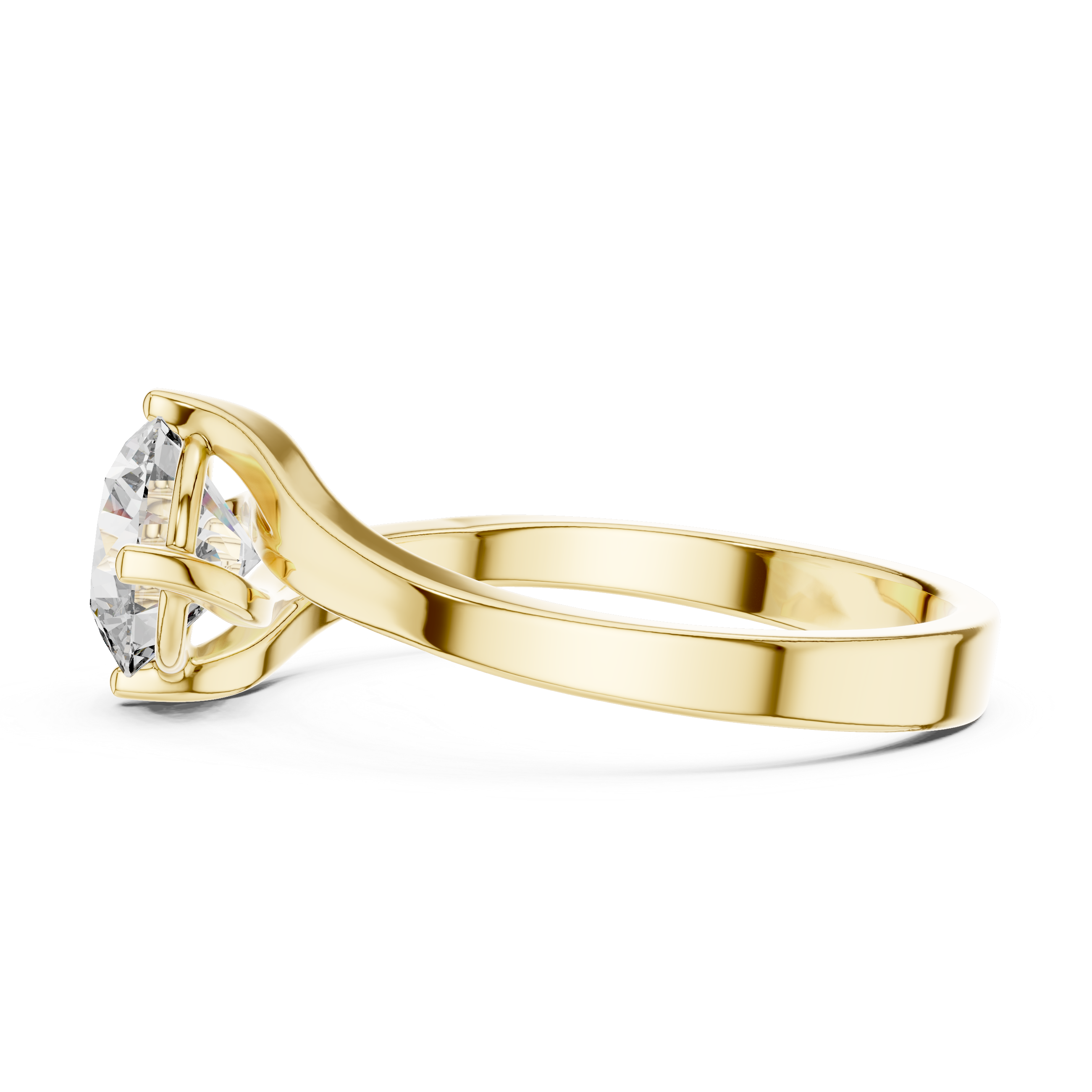 KM0022 Yellow Gold View 3