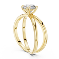 KM0020 Yellow Gold View 1