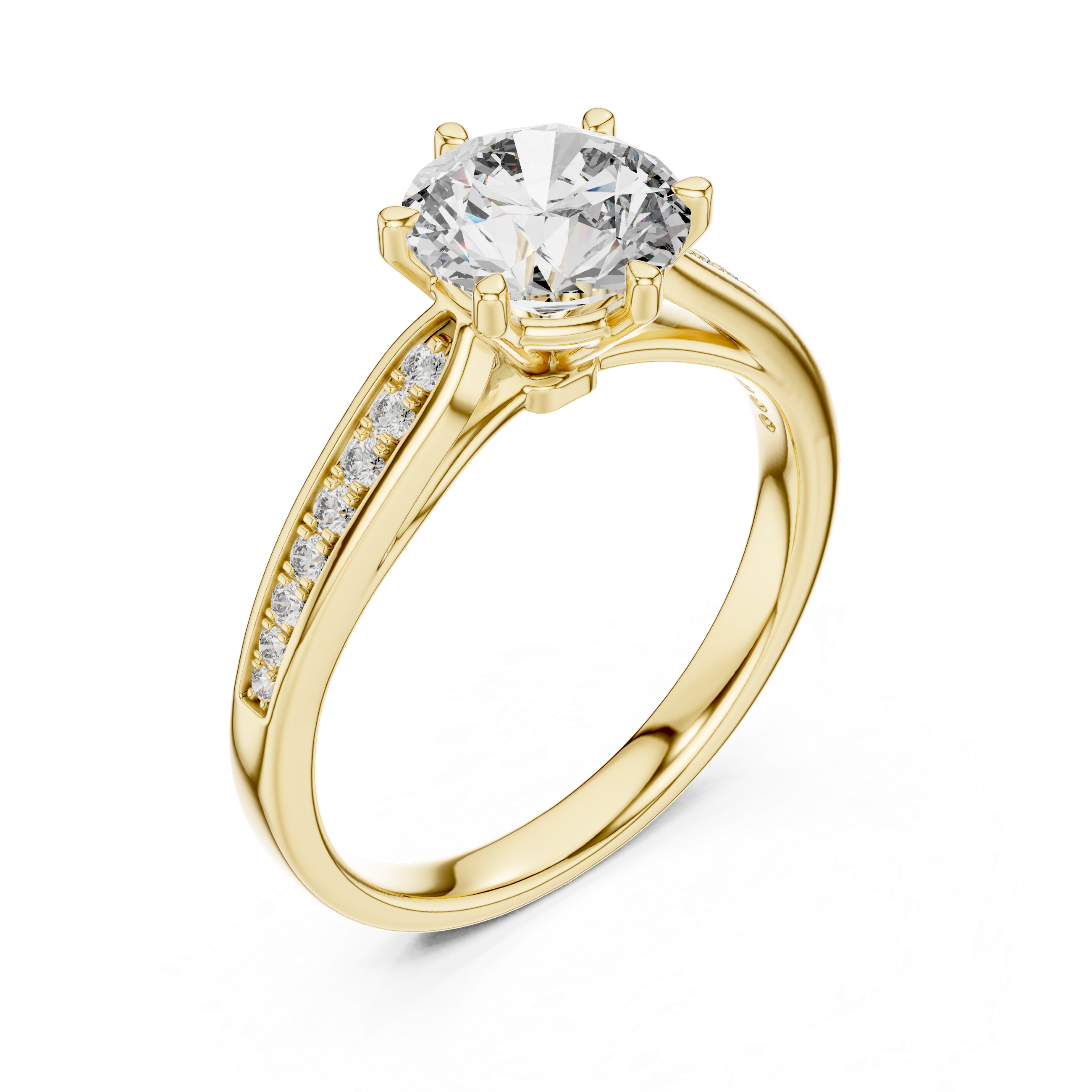 KM0030 Yellow Gold View 2