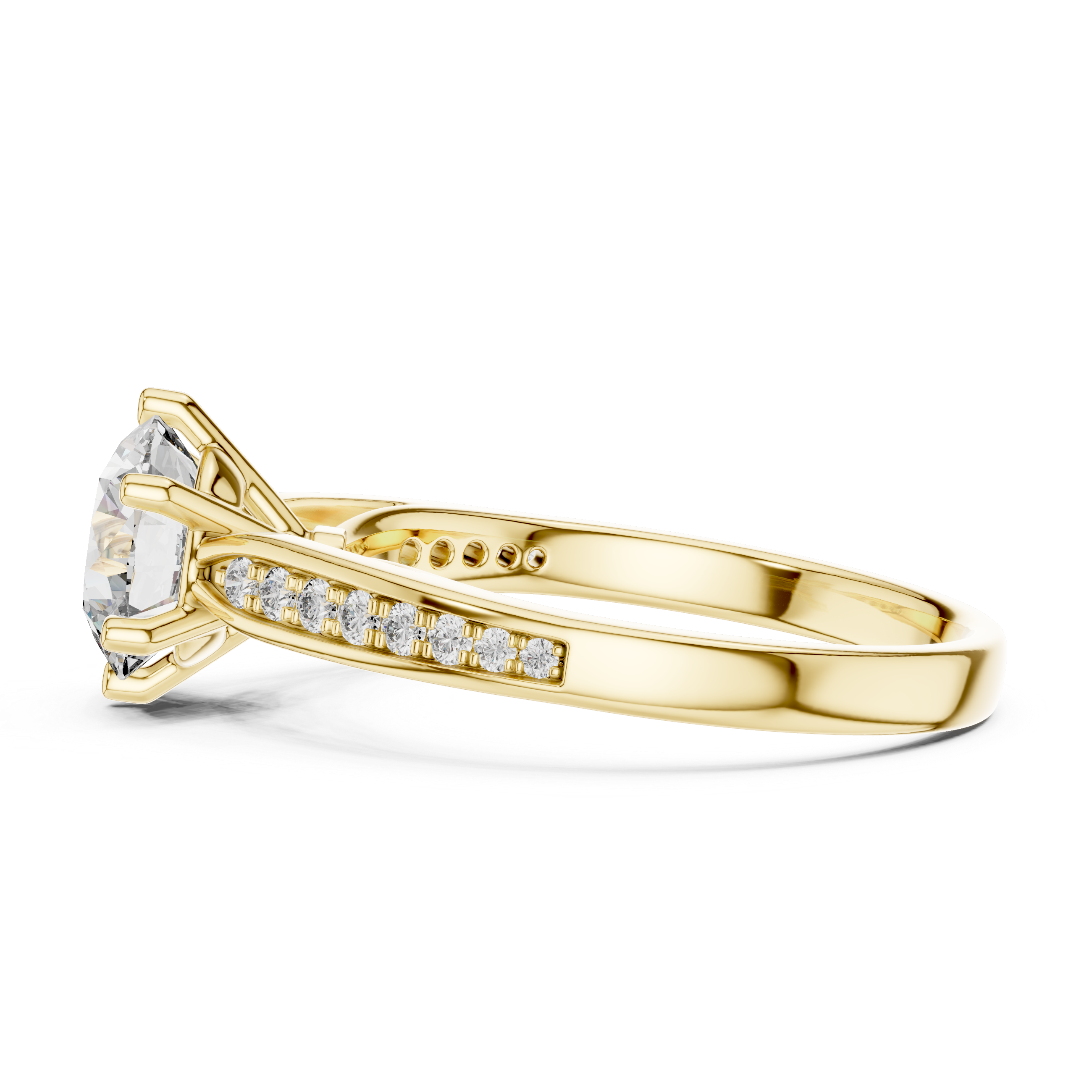 KM0030 Yellow Gold View 3