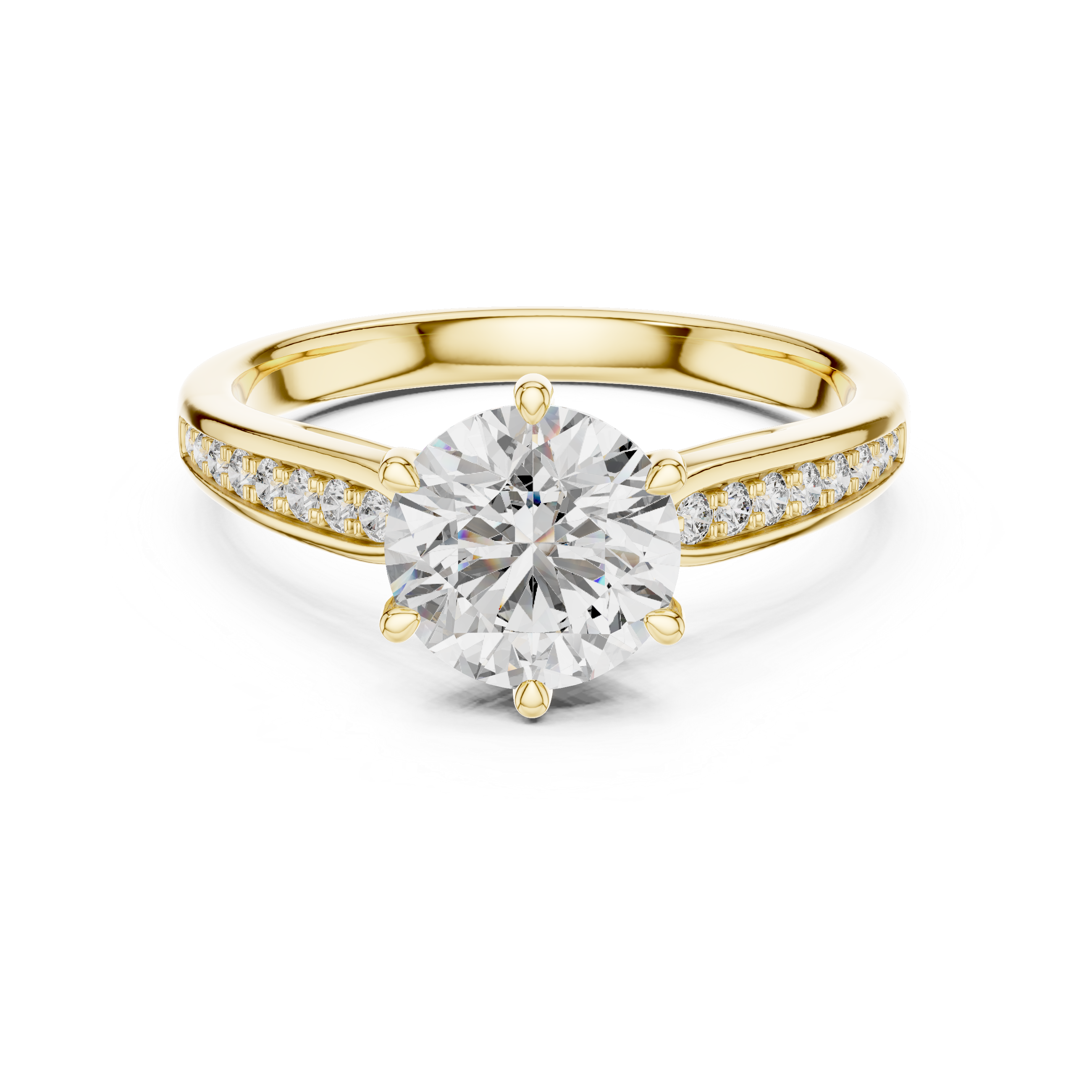 KM0030 Yellow Gold View 4