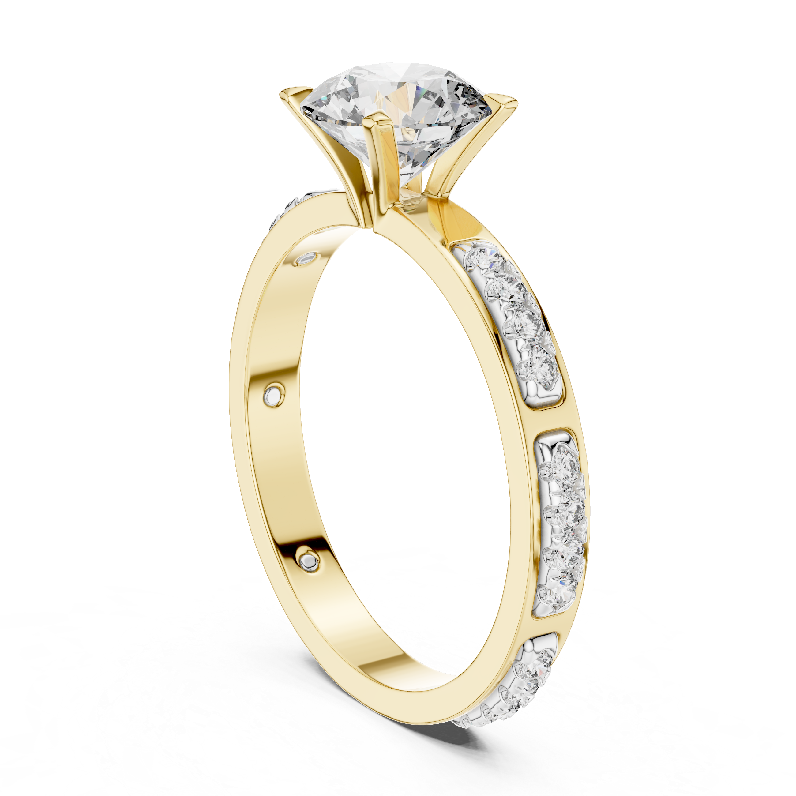 KM0029 Yellow Gold View 1