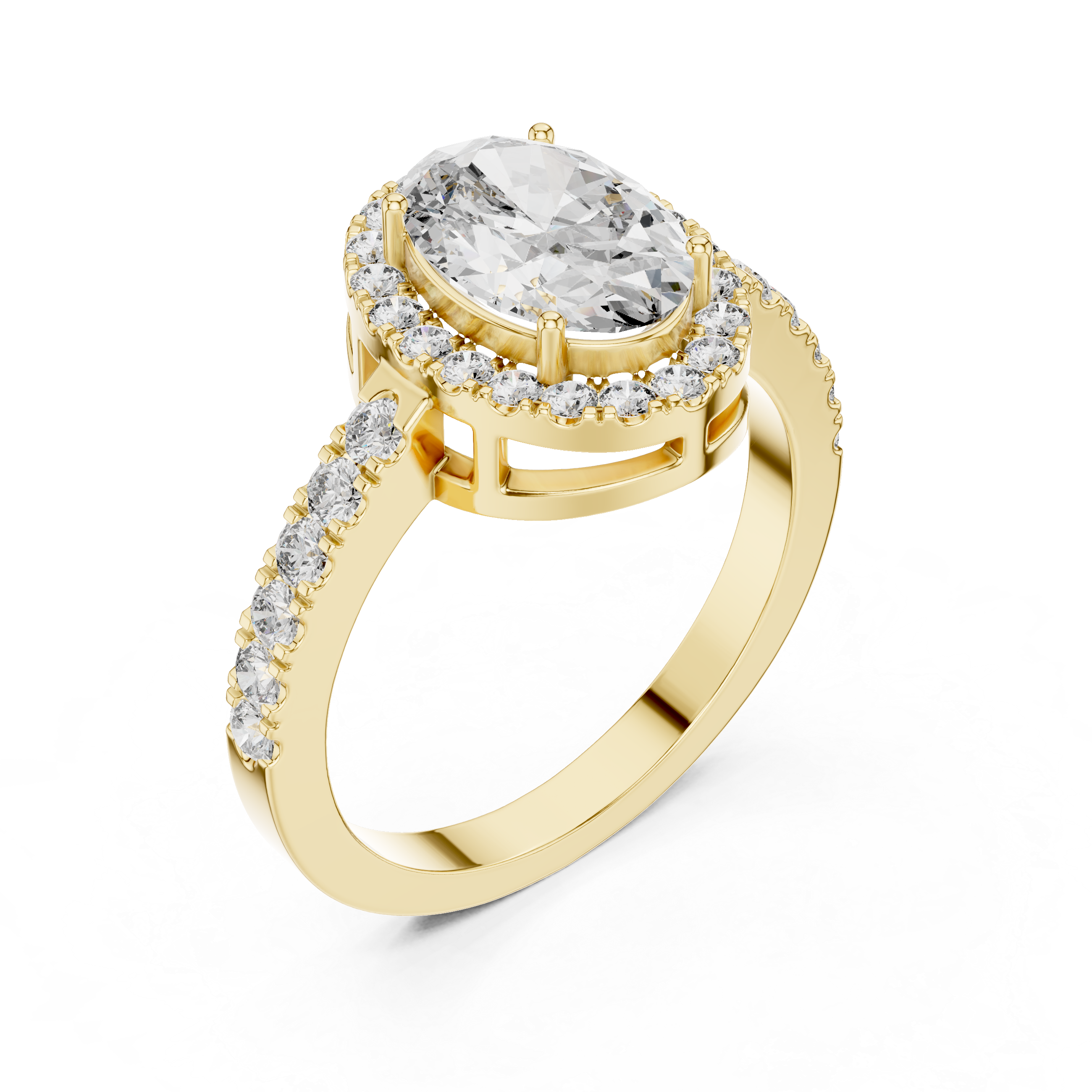 KM0027 Yellow Gold View 2