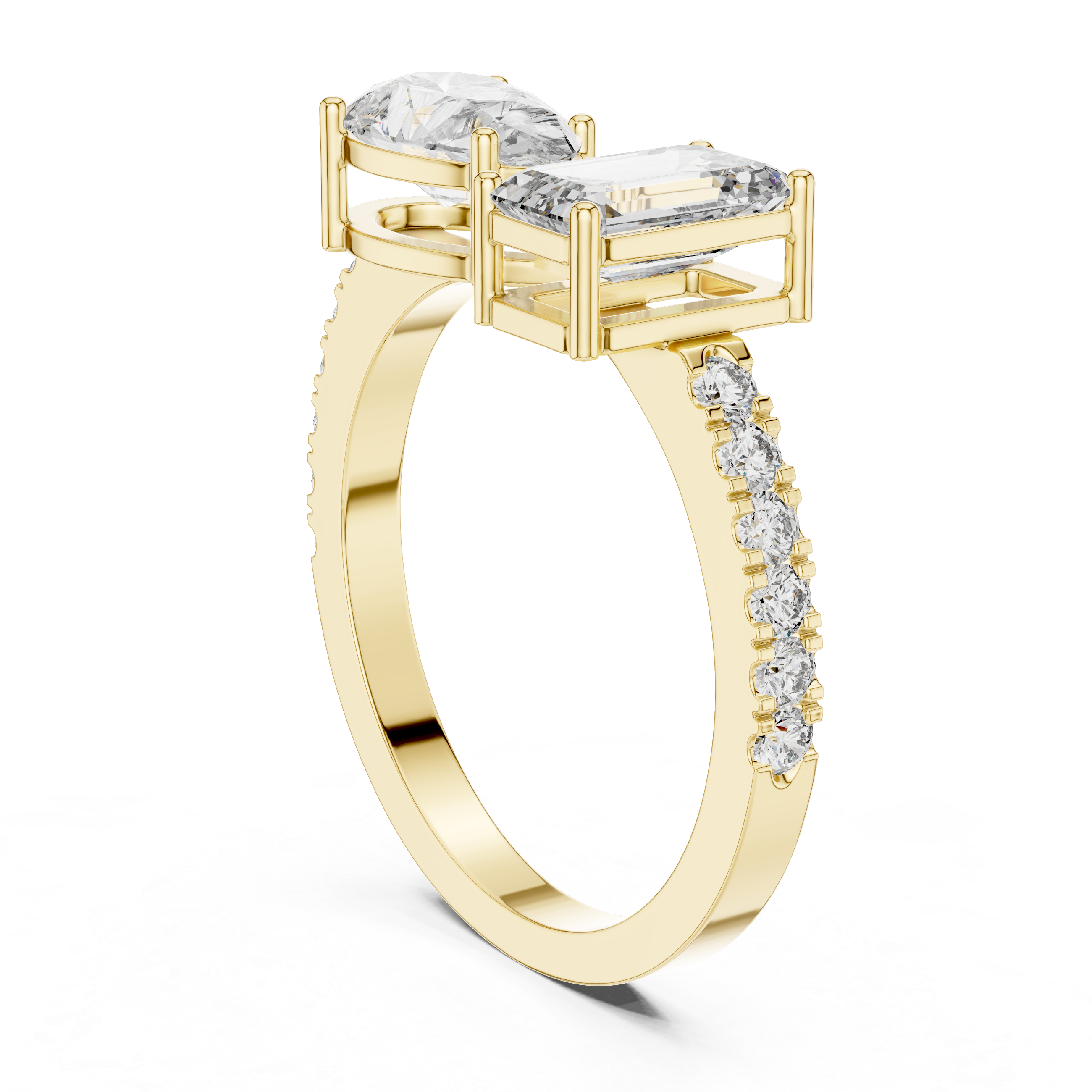 KM0026 Yellow Gold View 1