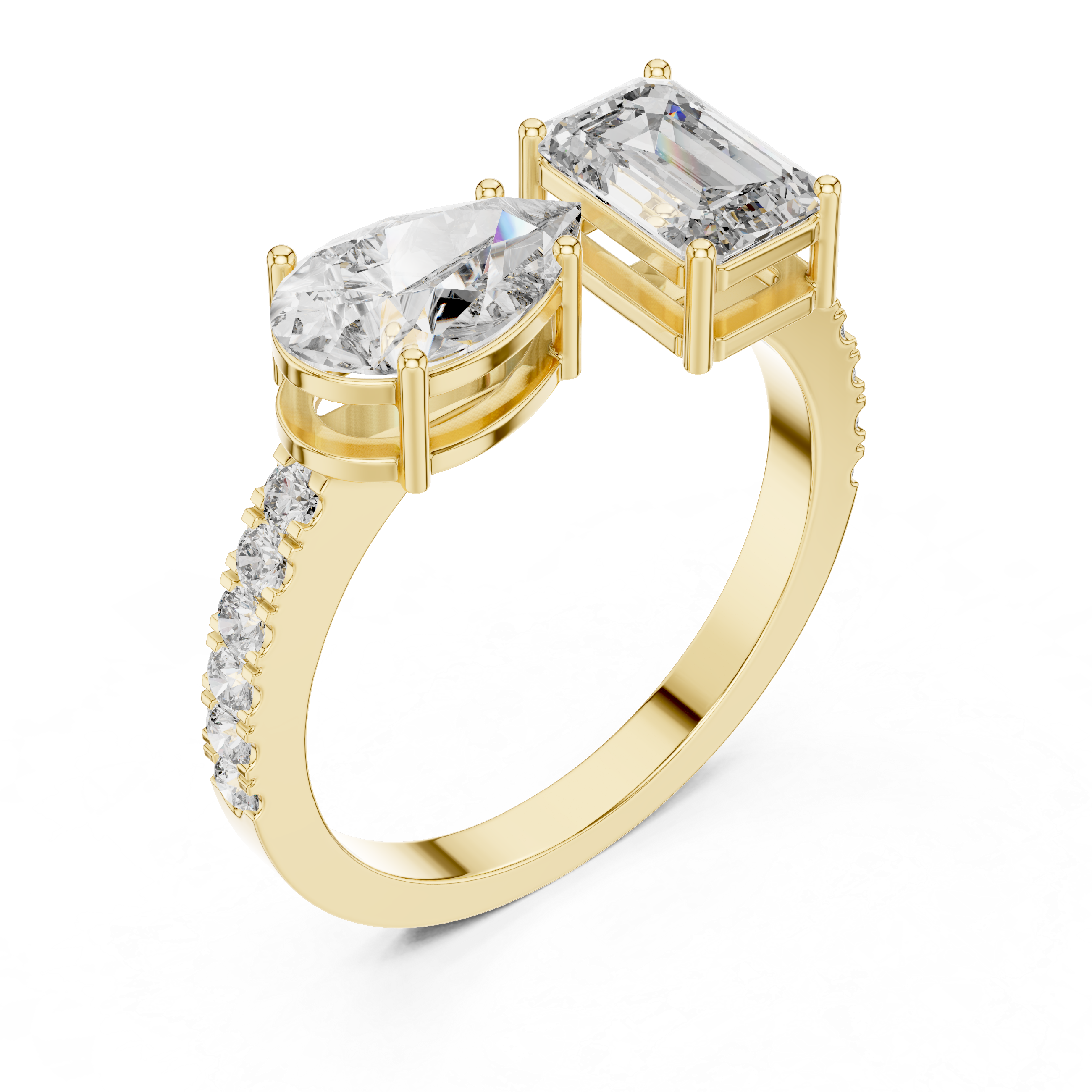 KM0026 Yellow Gold View 2