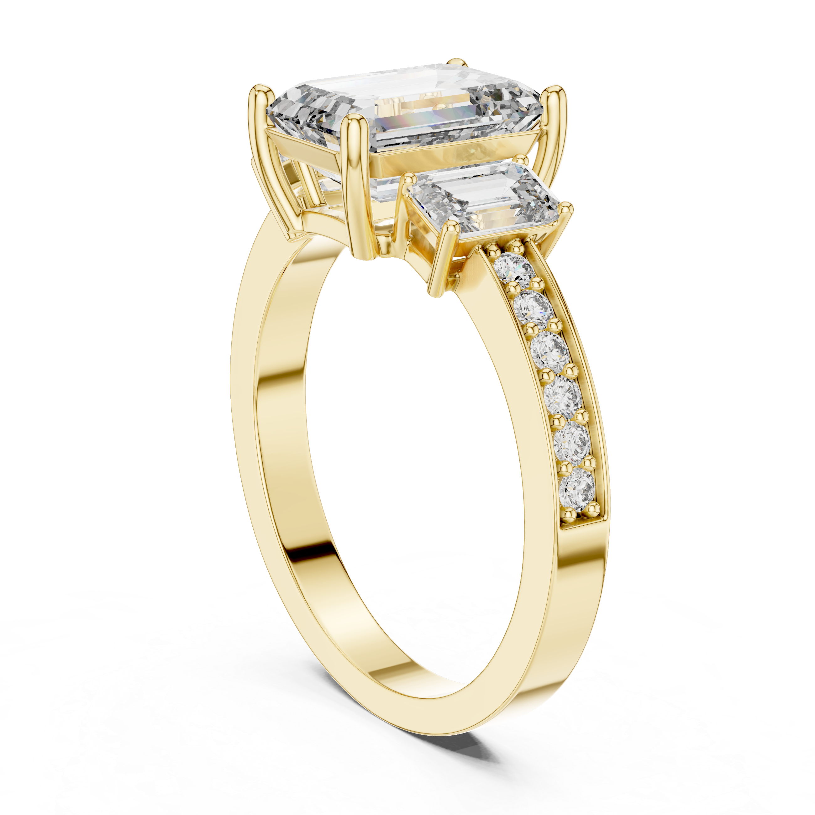 KM0024 Yellow Gold View 1