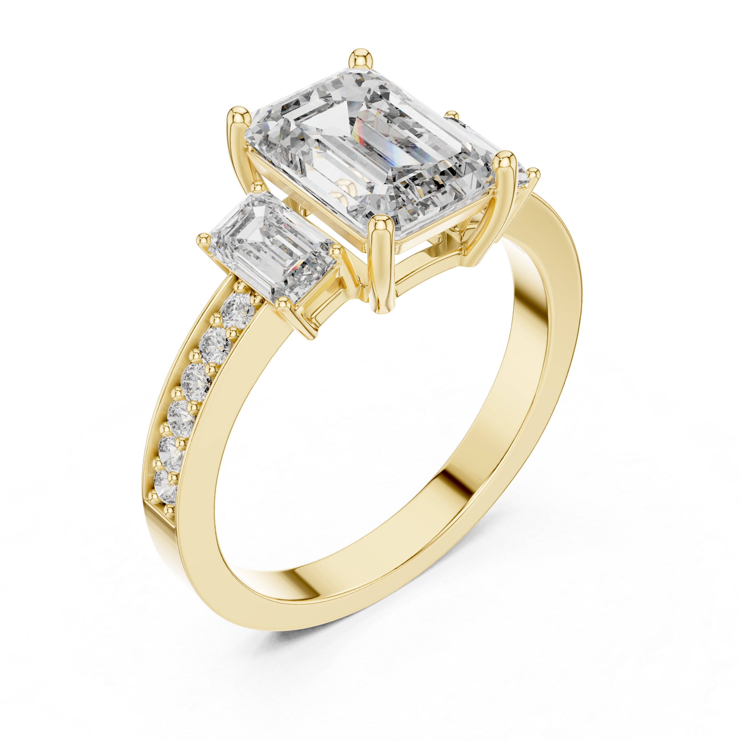 KM0024 Yellow Gold View 2