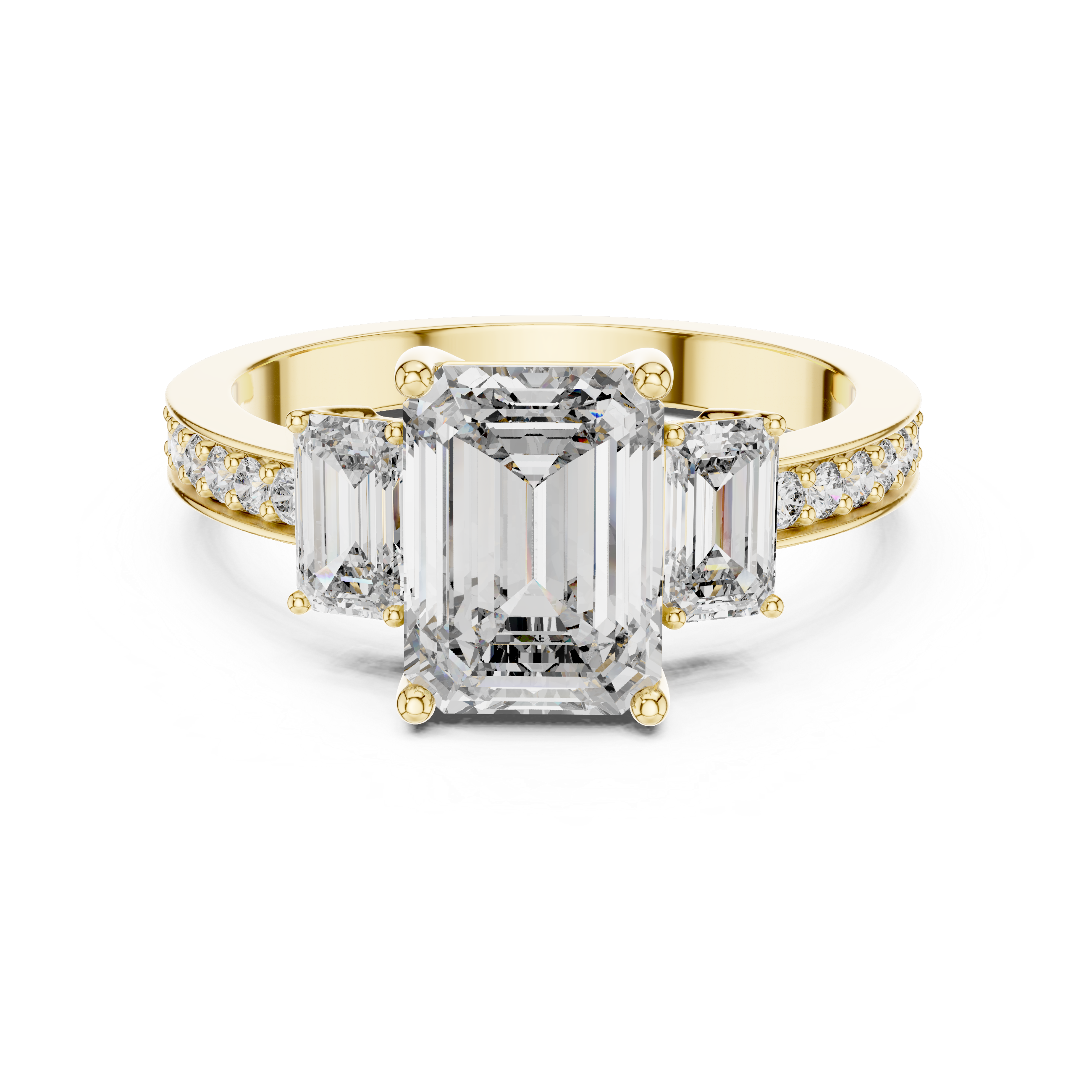 KM0024 Yellow Gold View 4