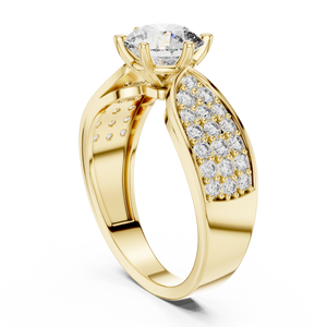 KM0023 Yellow Gold View 1