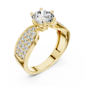 KM0023 Yellow Gold View 2