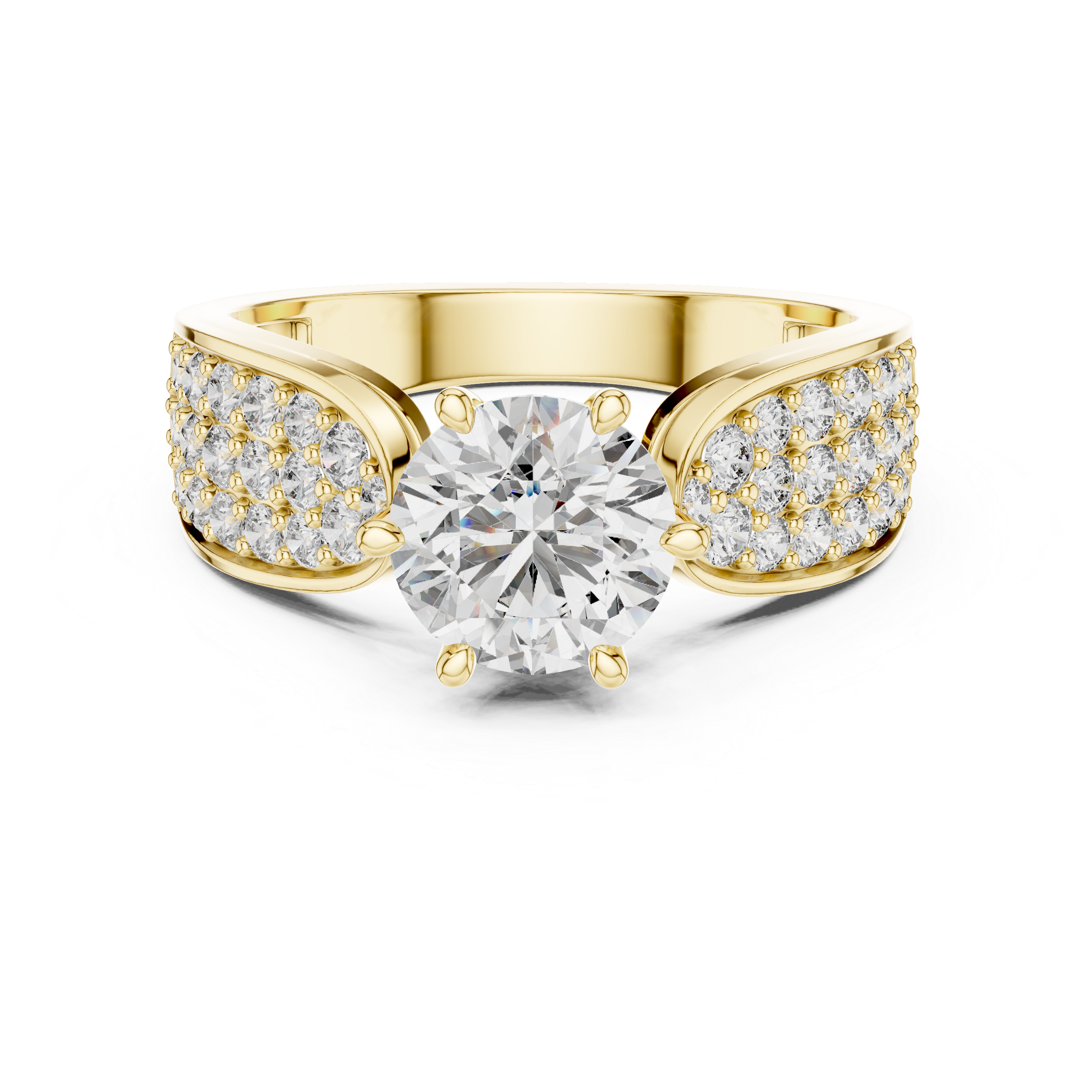 KM0023 Yellow Gold View 4