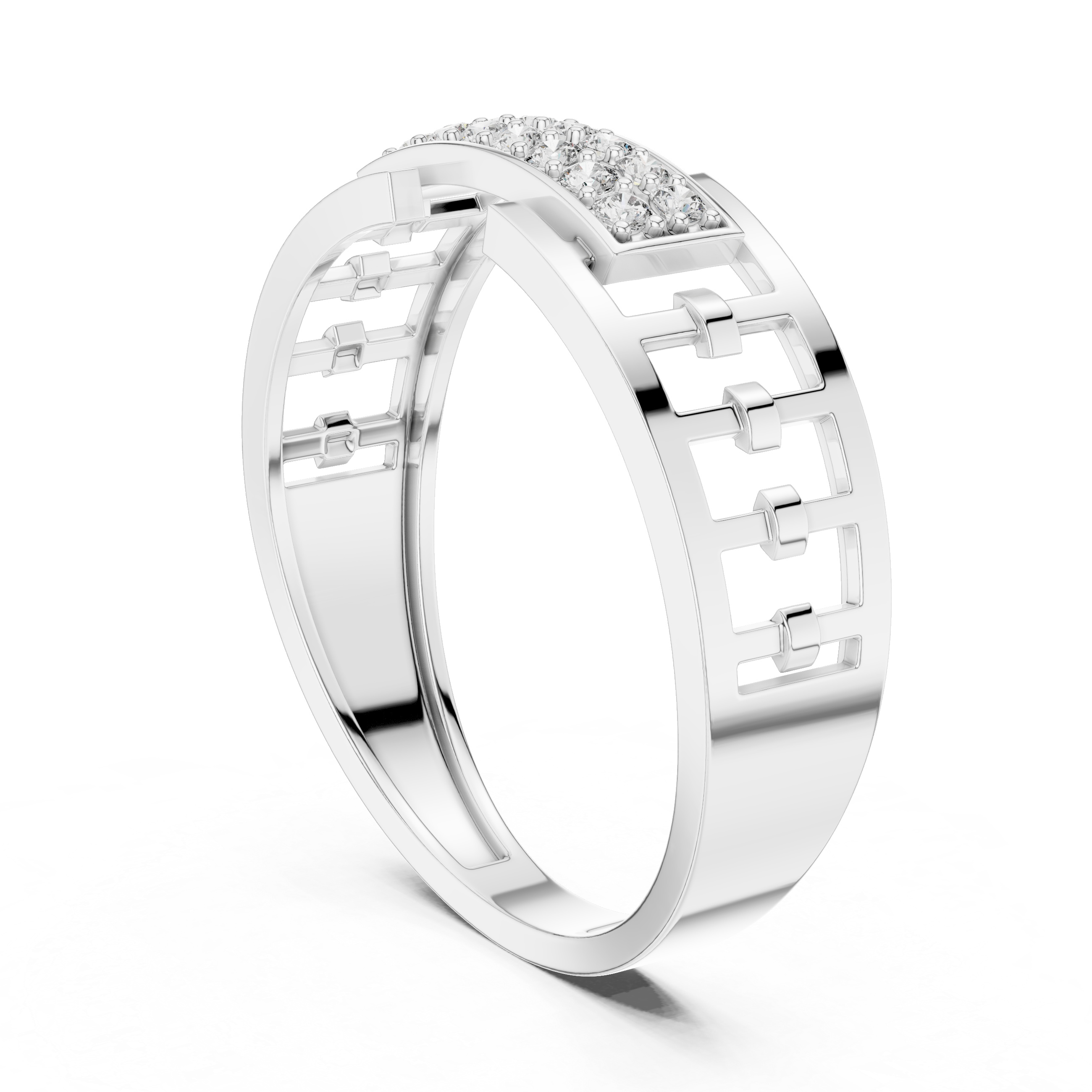 KM0203 White Gold View 1