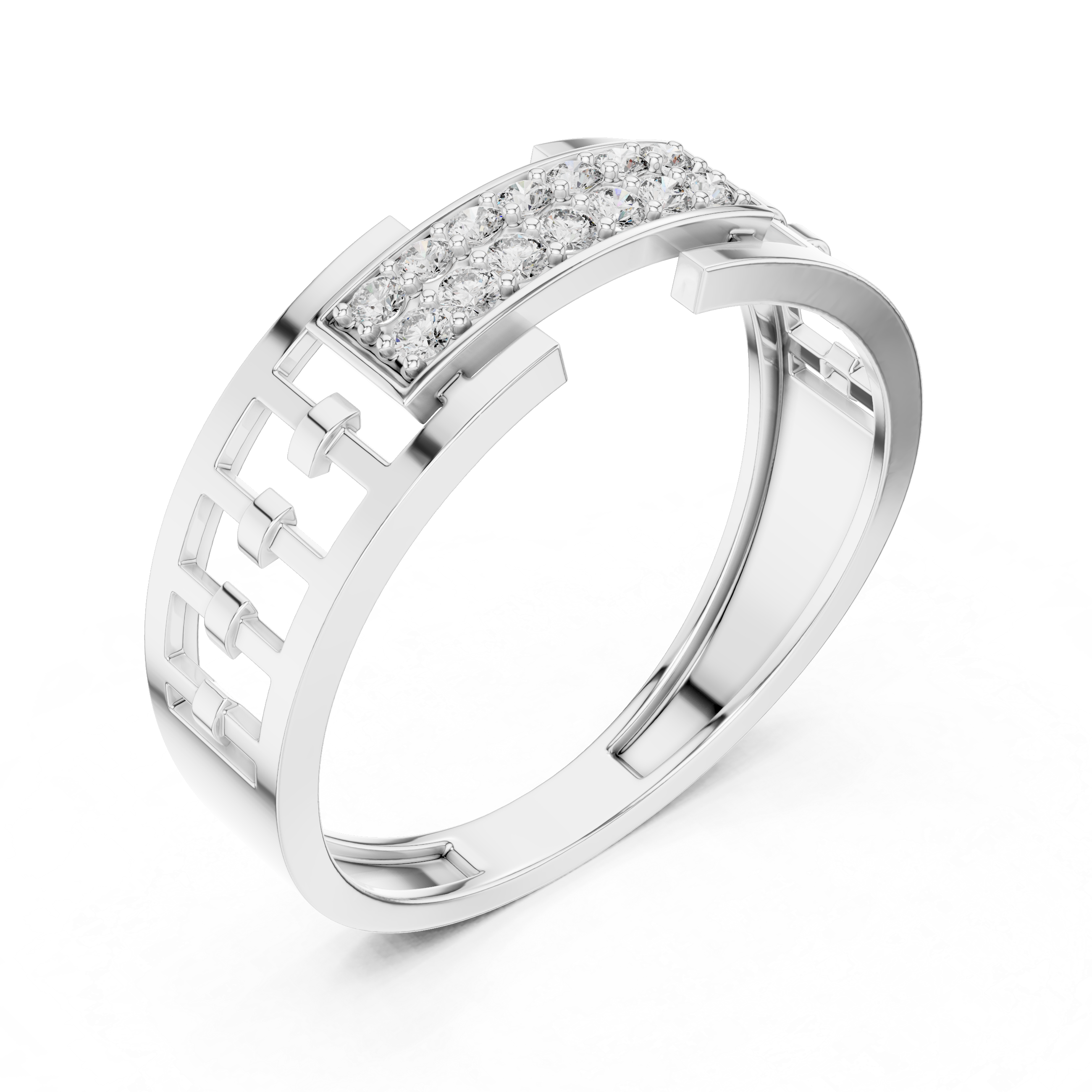 KM0203 White Gold View 2