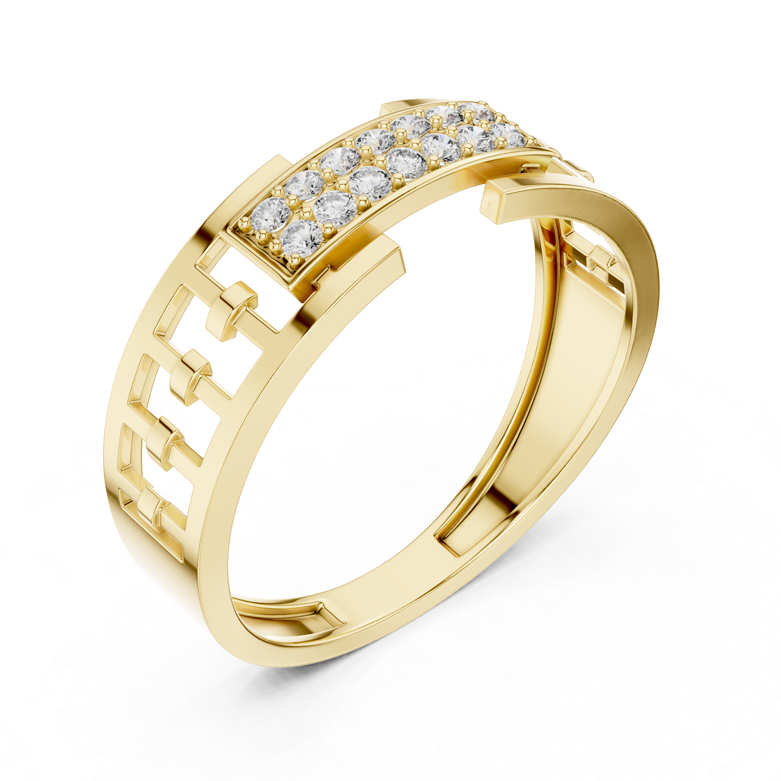 KM0203 Yellow Gold View 2