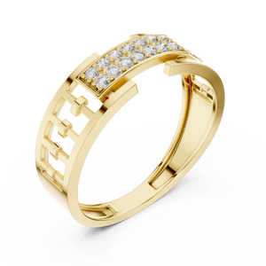 KM0203 Yellow Gold View 2