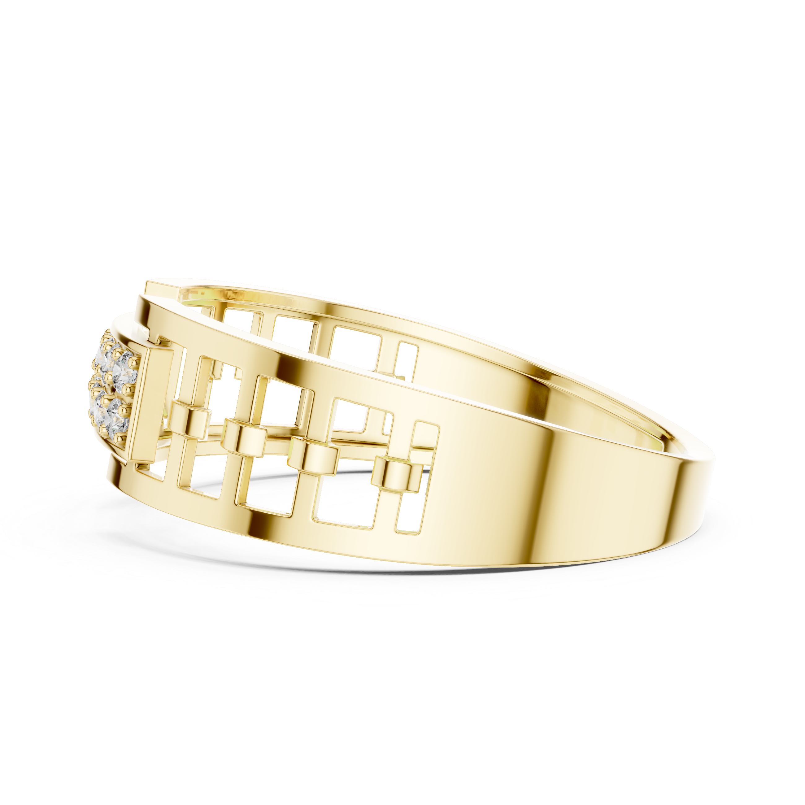KM0203 Yellow Gold View 3