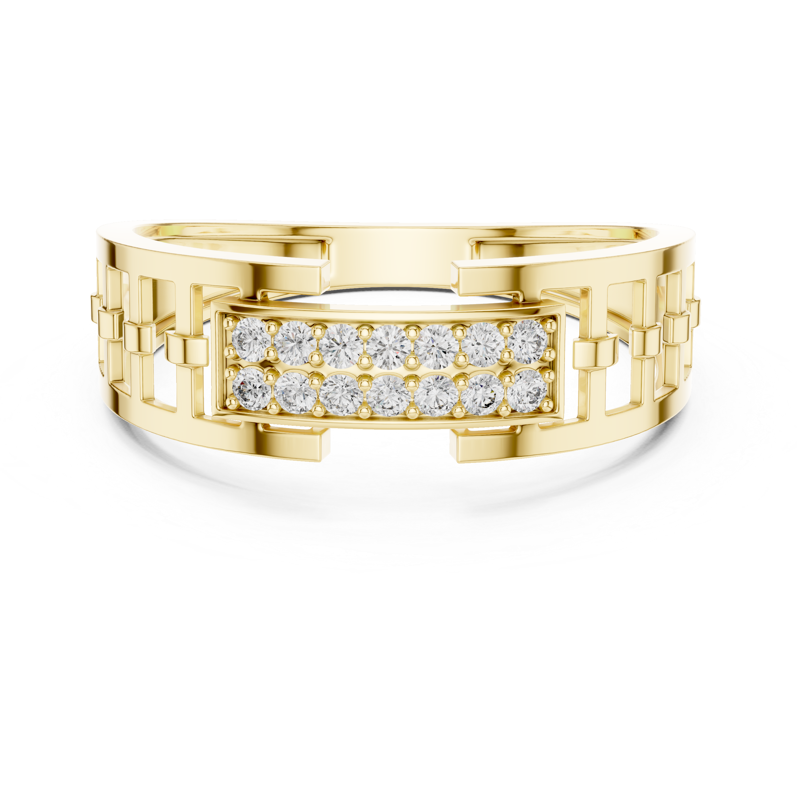 KM0203 Yellow Gold View 4