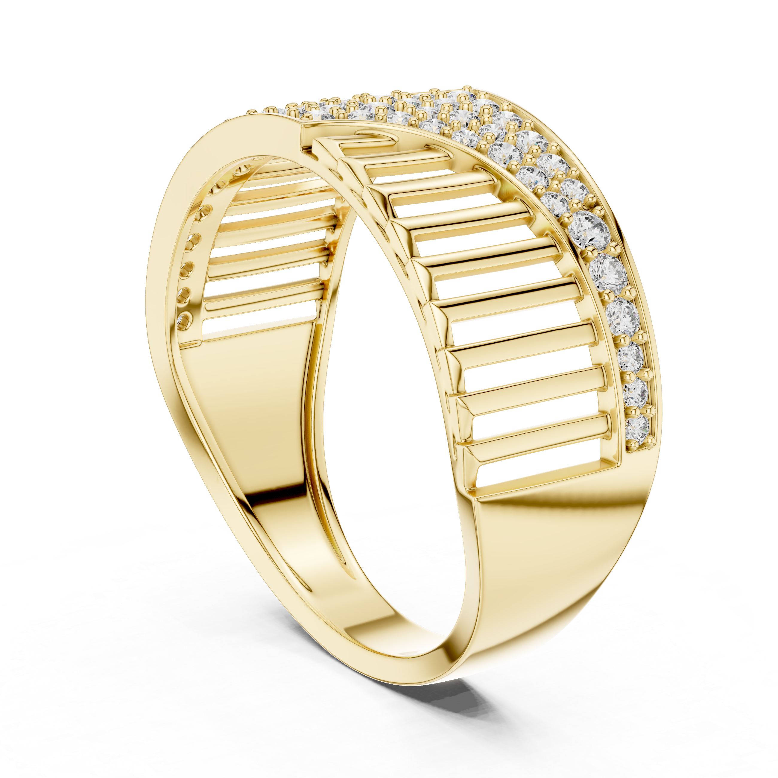 KM0204 Yellow Gold View 1