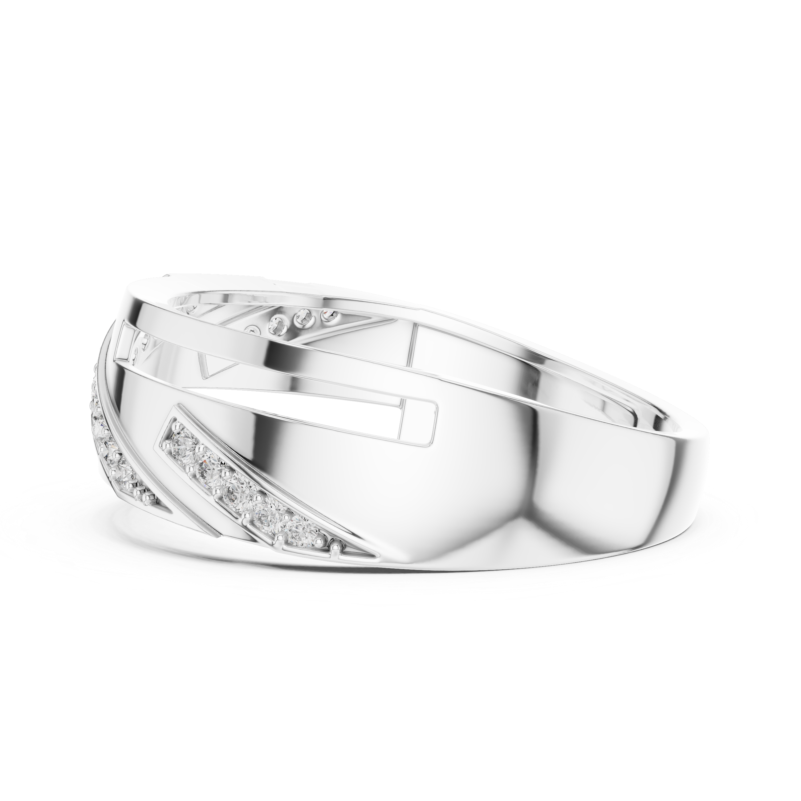 KM0205 White Gold View 3