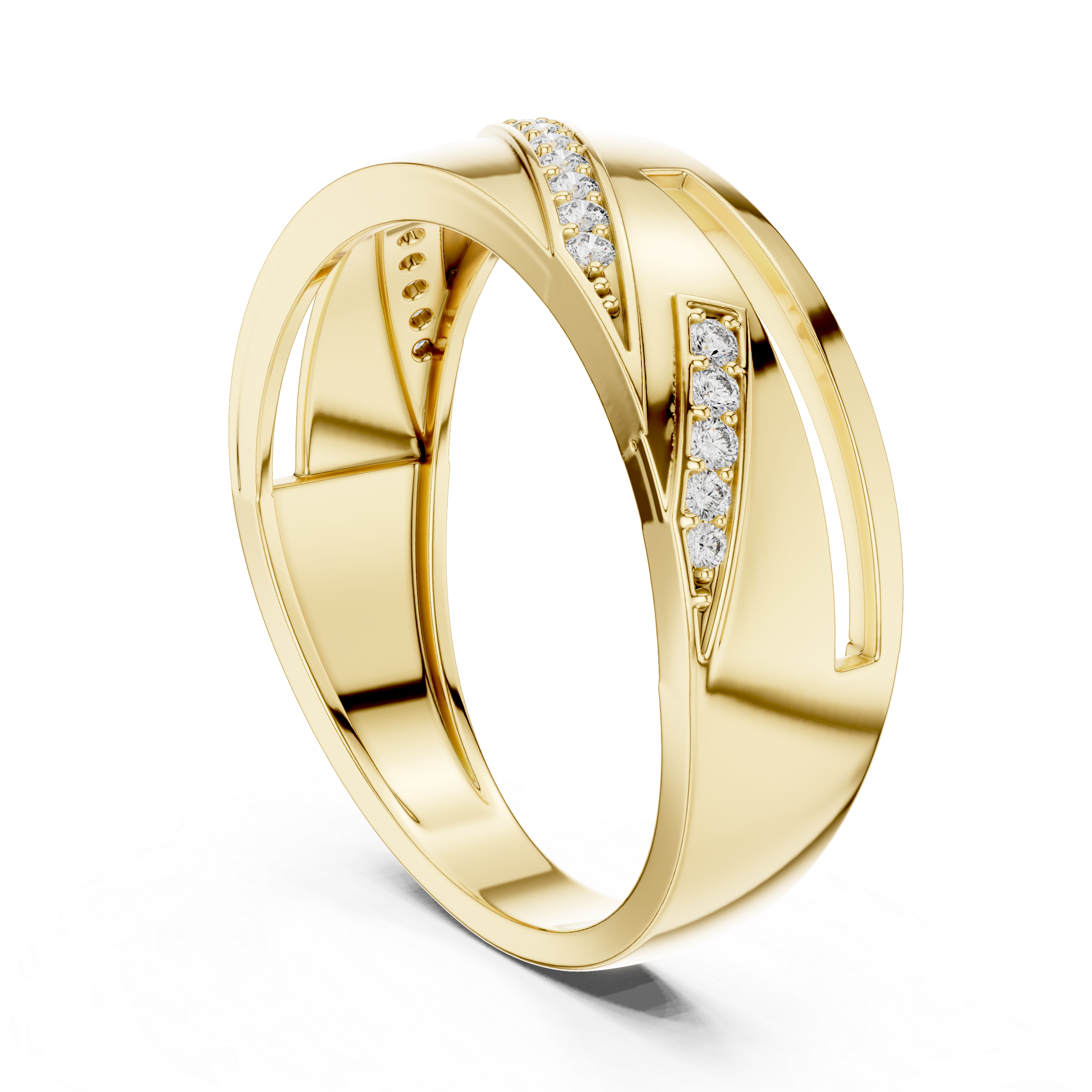 KM0205 Yellow Gold View 1
