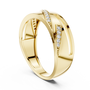 KM0205 Yellow Gold View 1