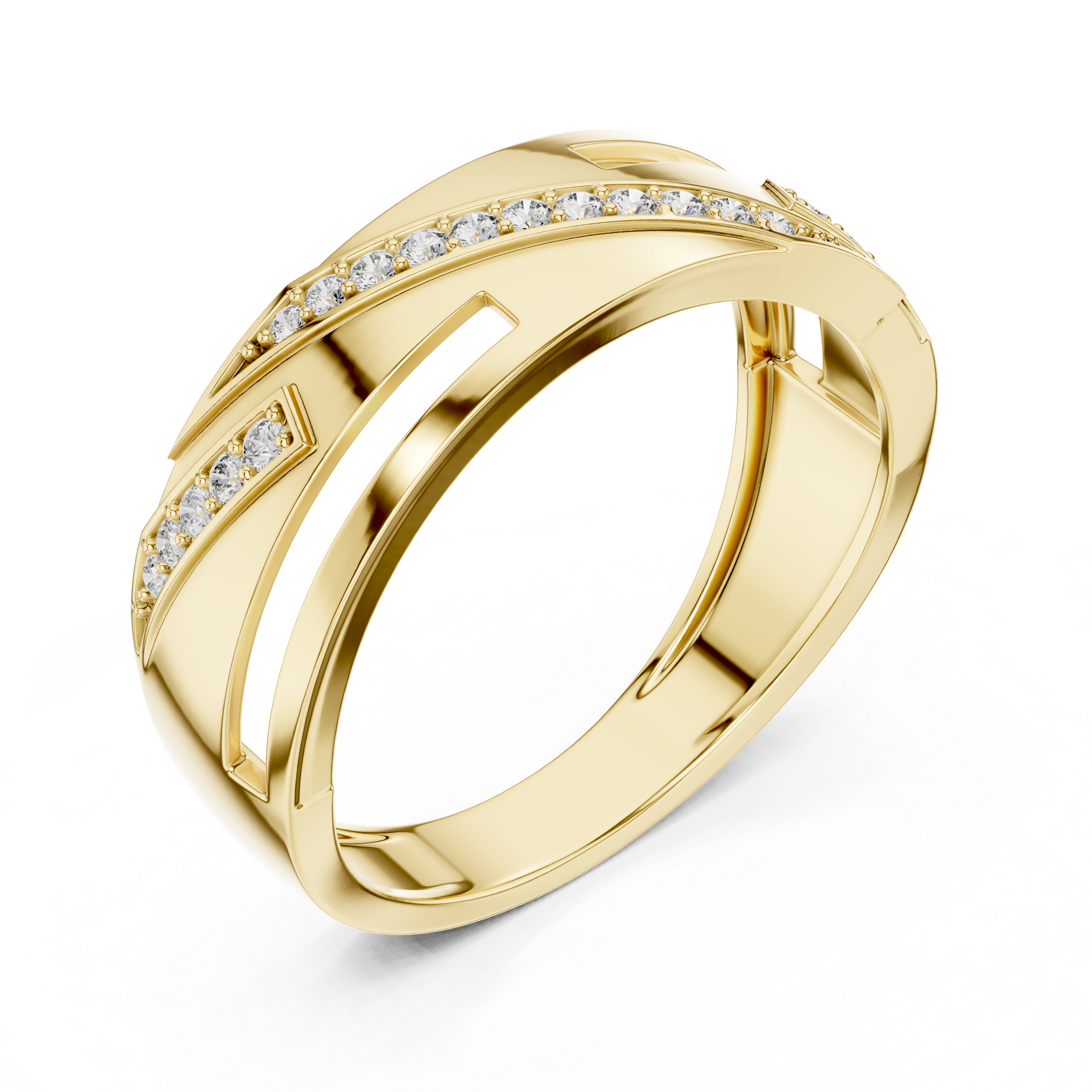 KM0205 Yellow Gold View 2