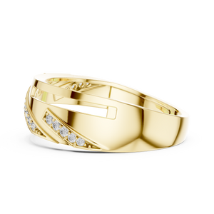 KM0205 Yellow Gold View 3
