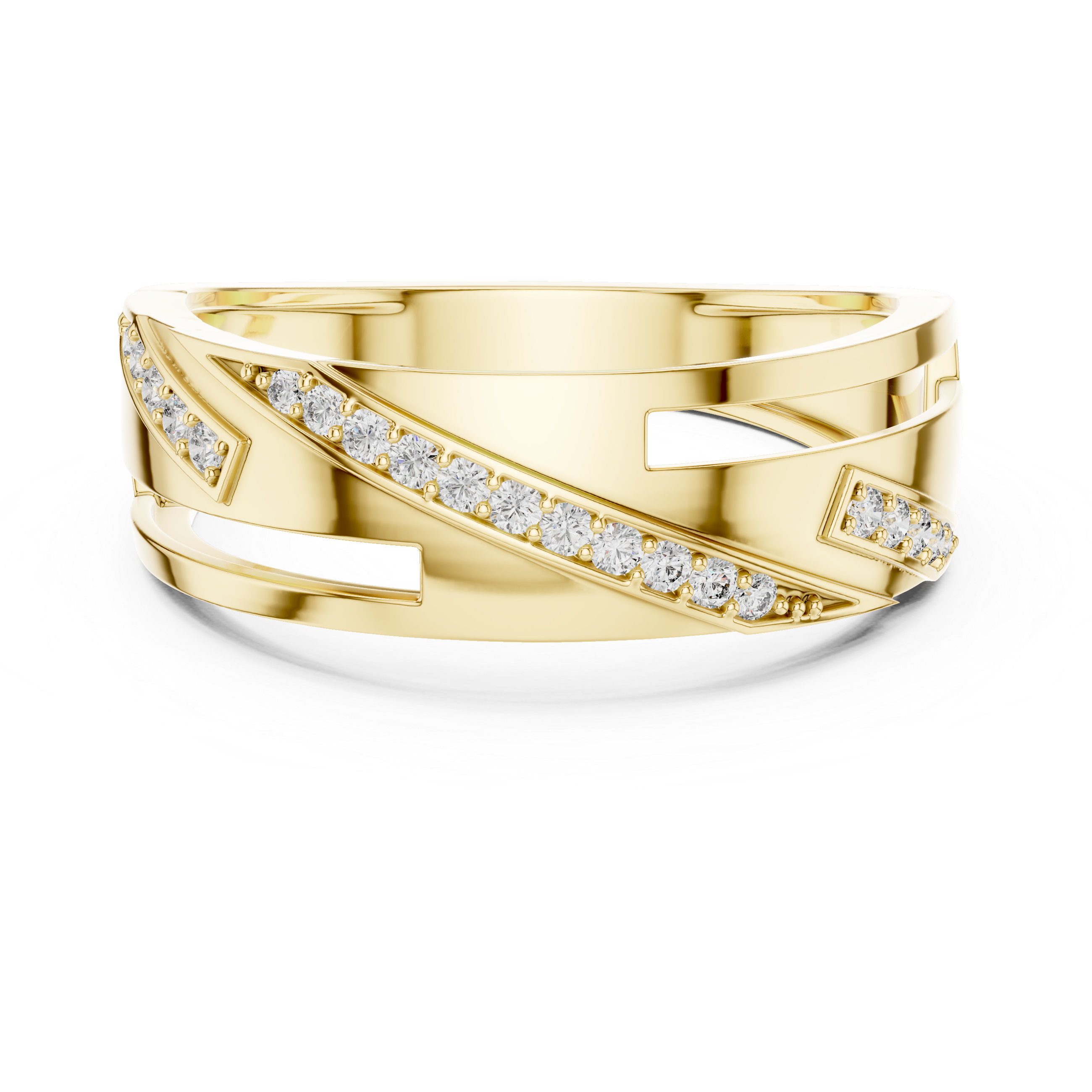 KM0205 Yellow Gold View 4