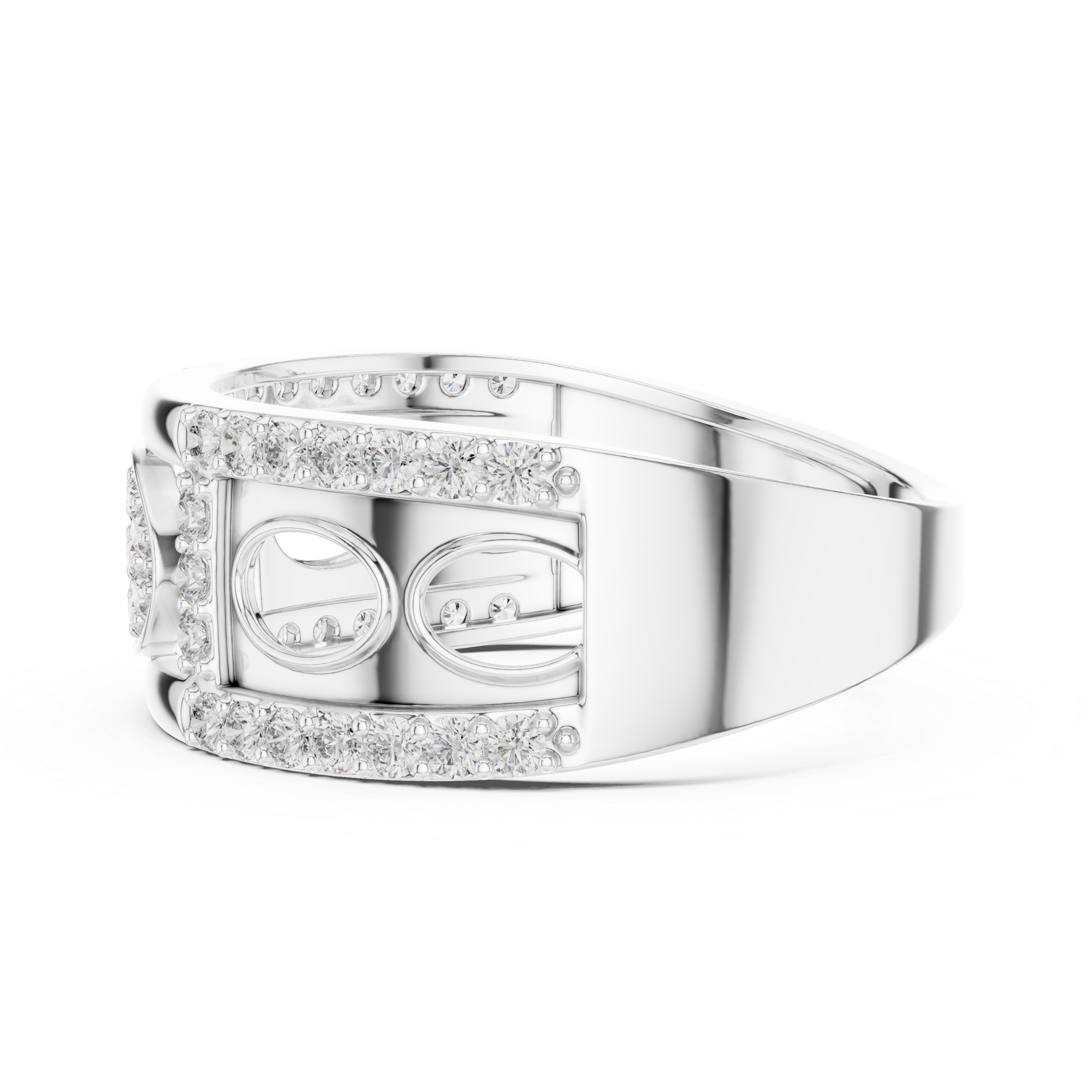 KM0206 White Gold View 3
