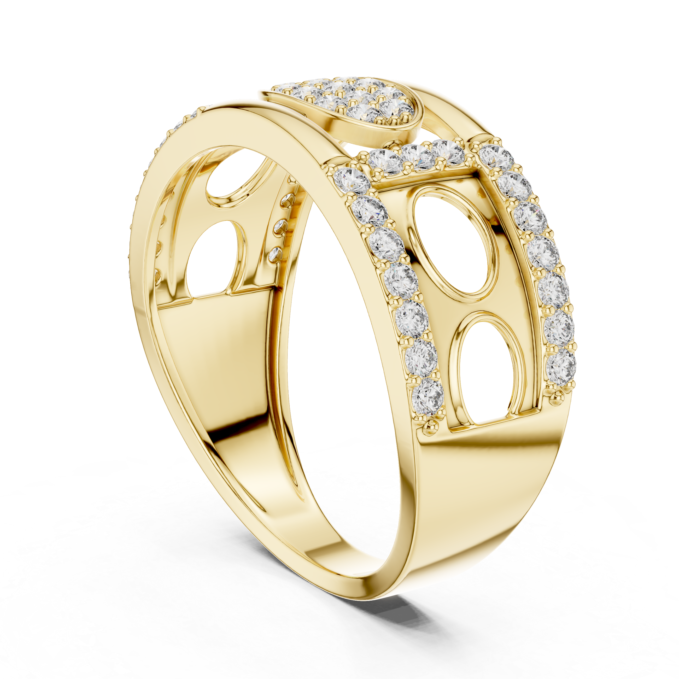 KM0206 Yellow Gold View 1