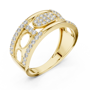 KM0206 Yellow Gold View 2