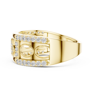 KM0206 Yellow Gold View 3