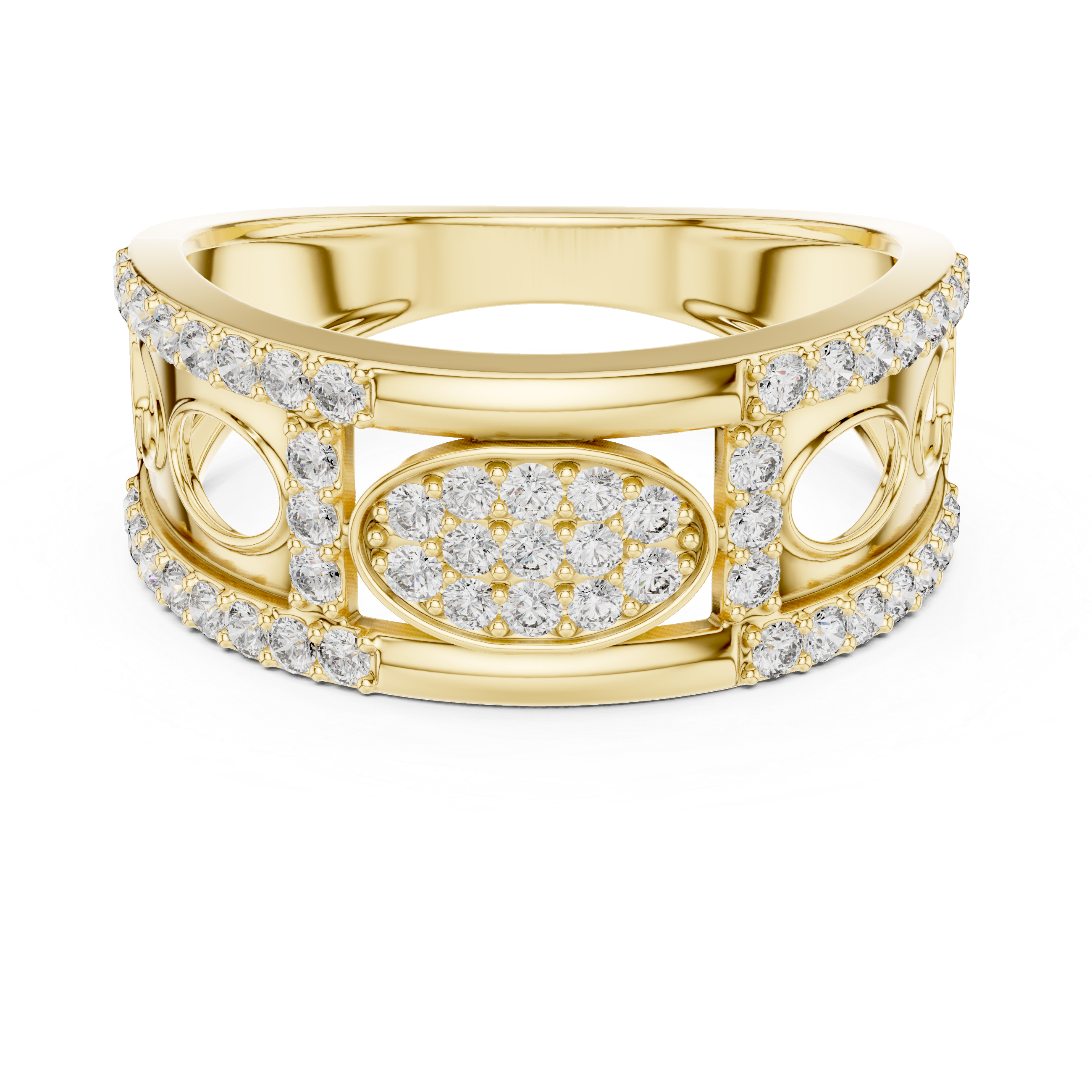 KM0206 Yellow Gold View 4