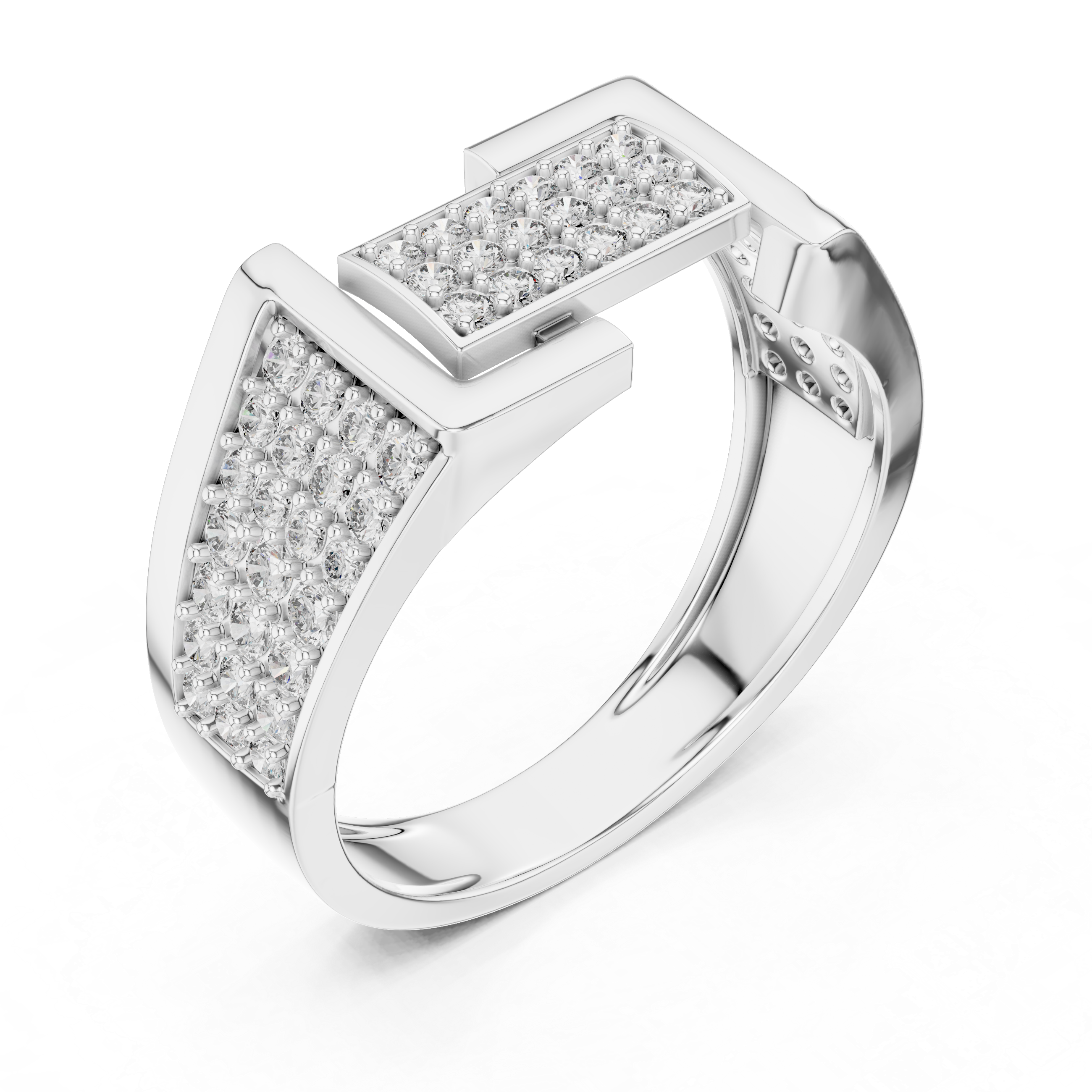 KM0207 White Gold View 2