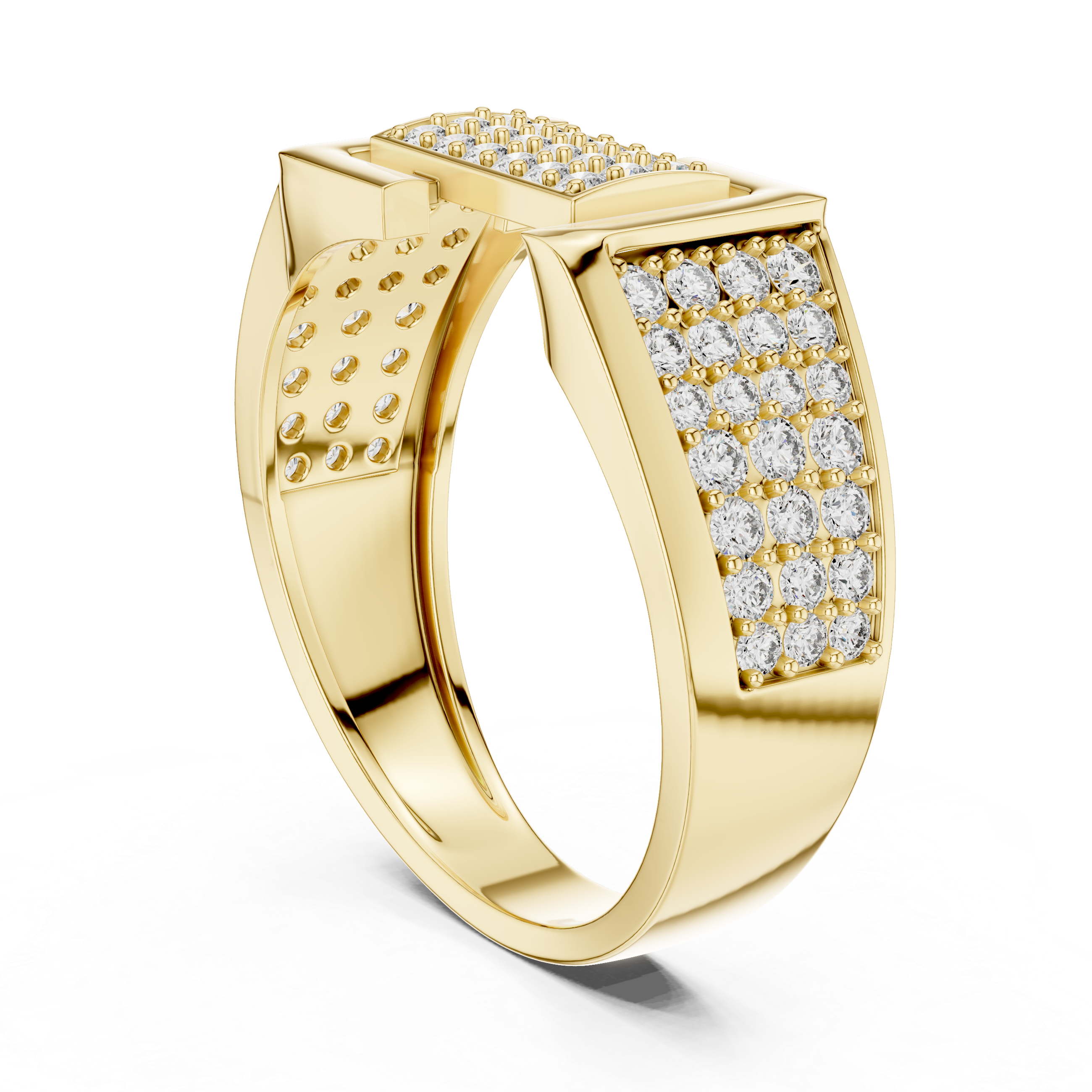 KM0207 Yellow Gold View 1