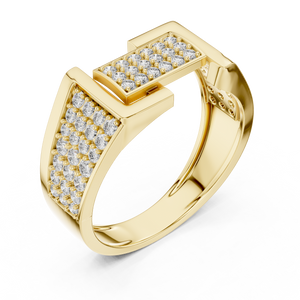 KM0207 Yellow Gold View 2