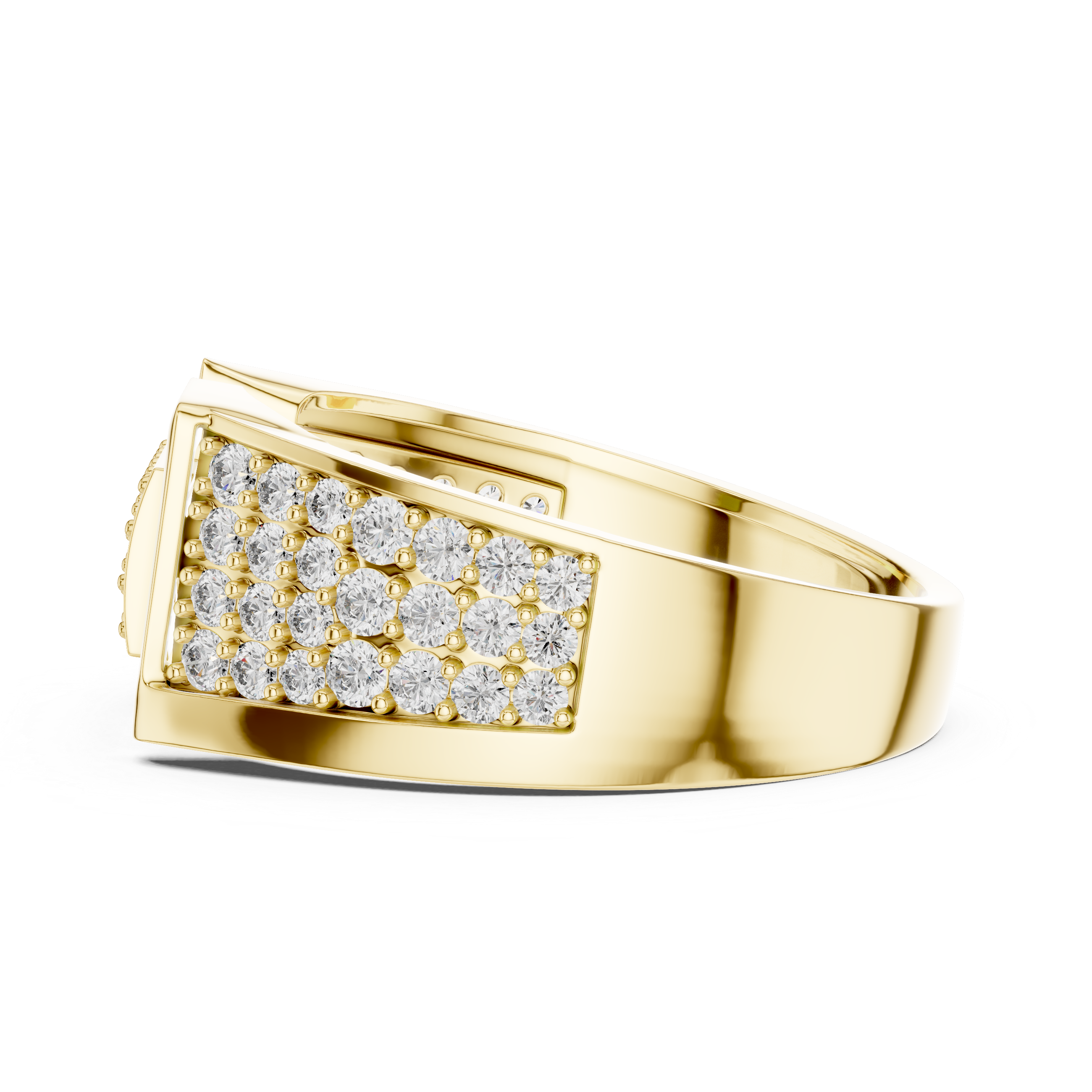 KM0207 Yellow Gold View 3