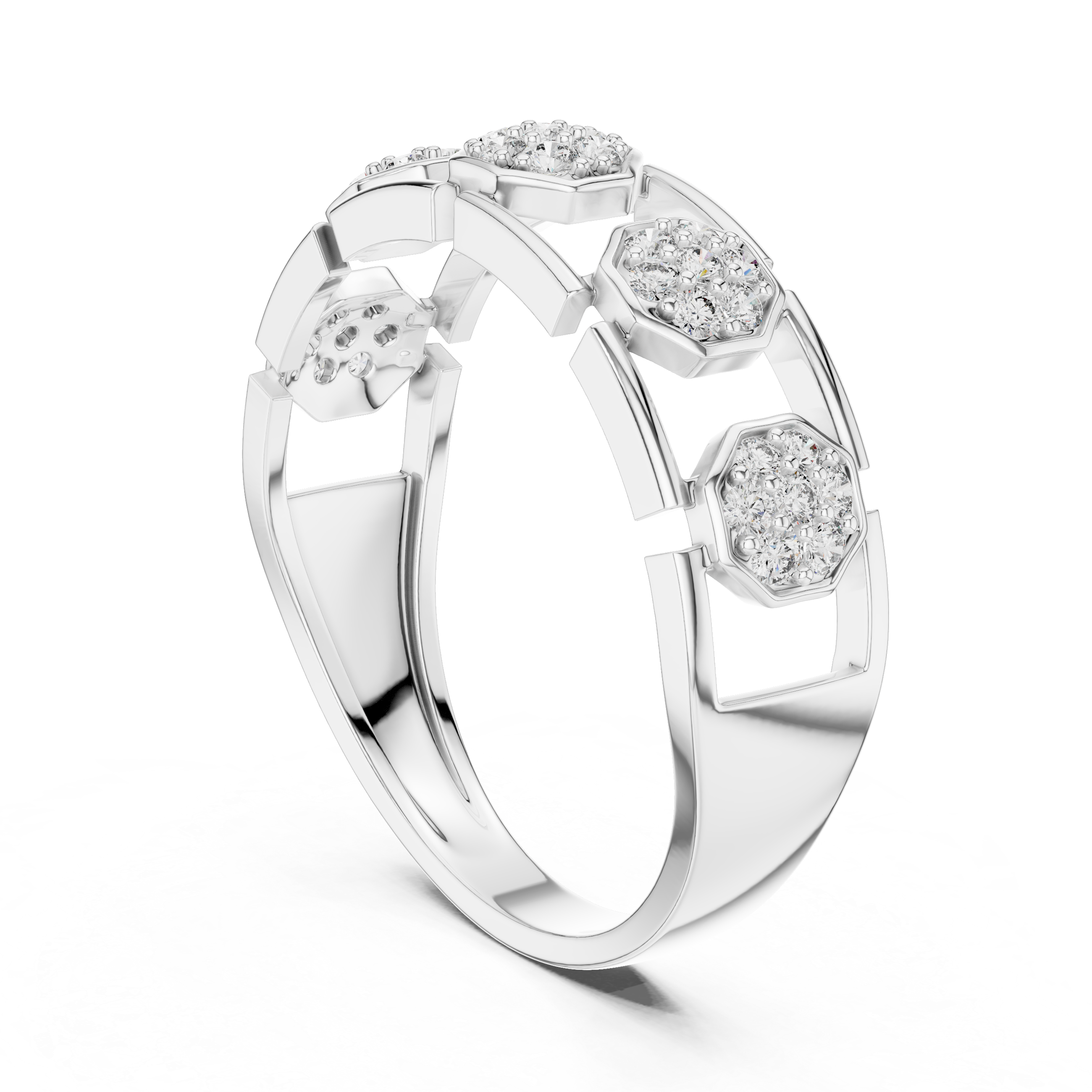 KM0208 White Gold View 1