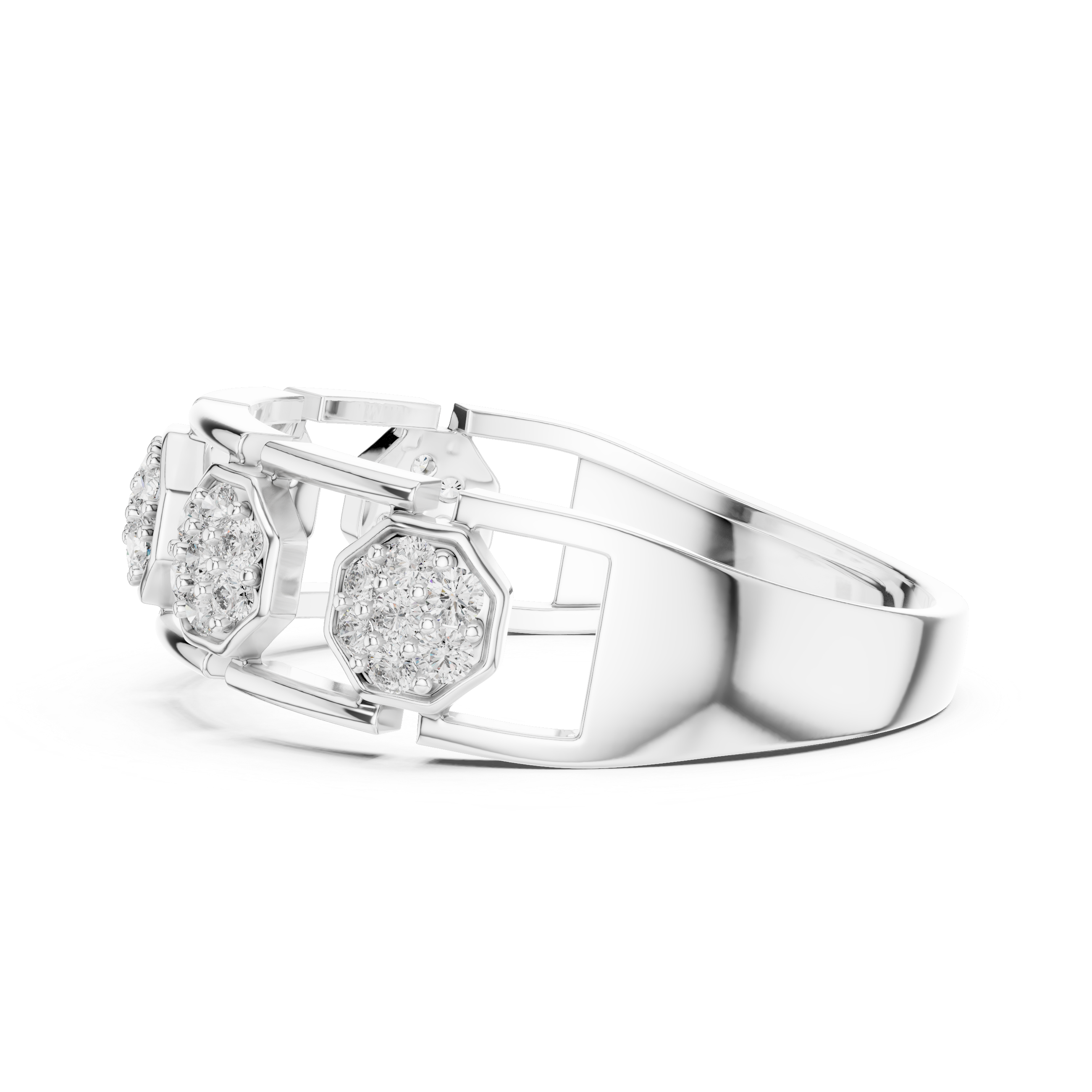 KM0208 White Gold View 3