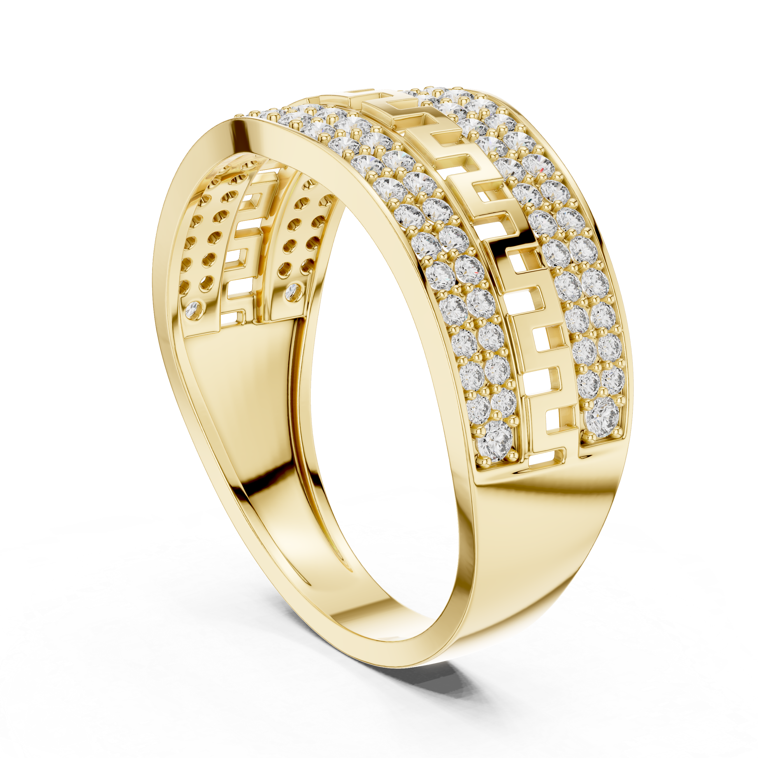KM0209 Yellow Gold View 1